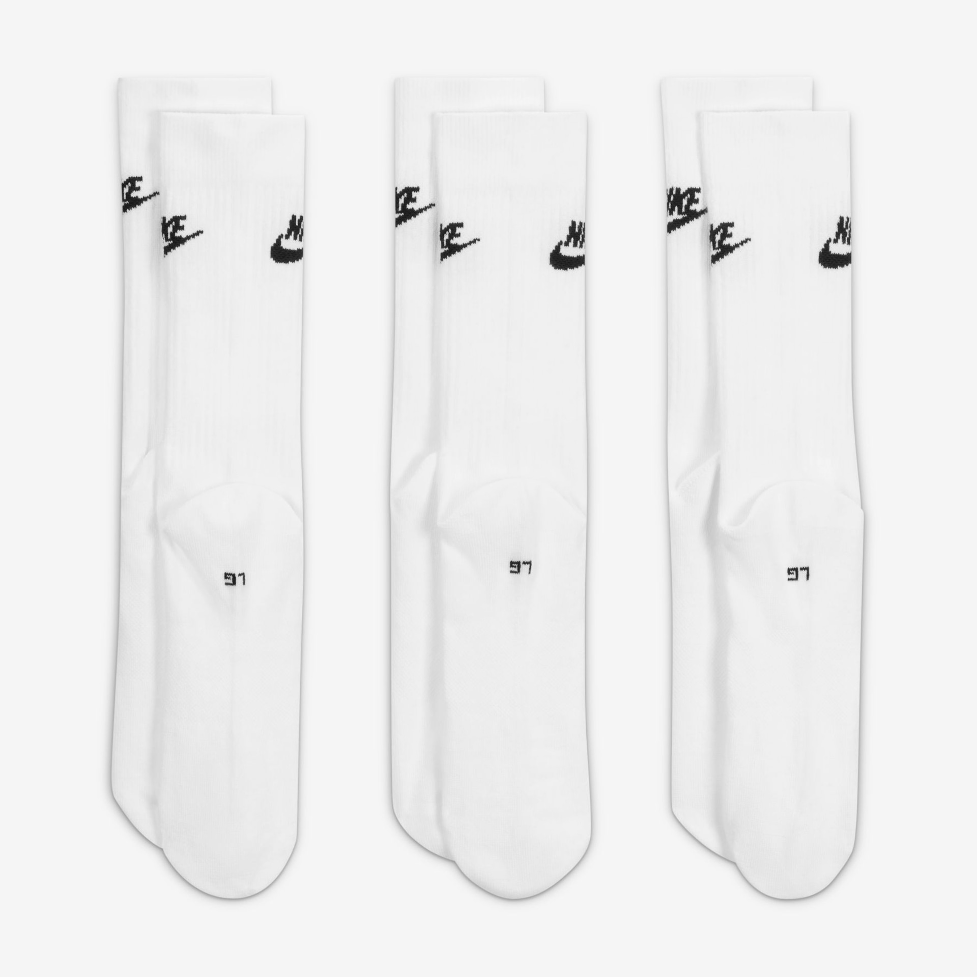 Meias Nike Sportswear Everyday Essential (3 Pares) Masculina - Foto 3