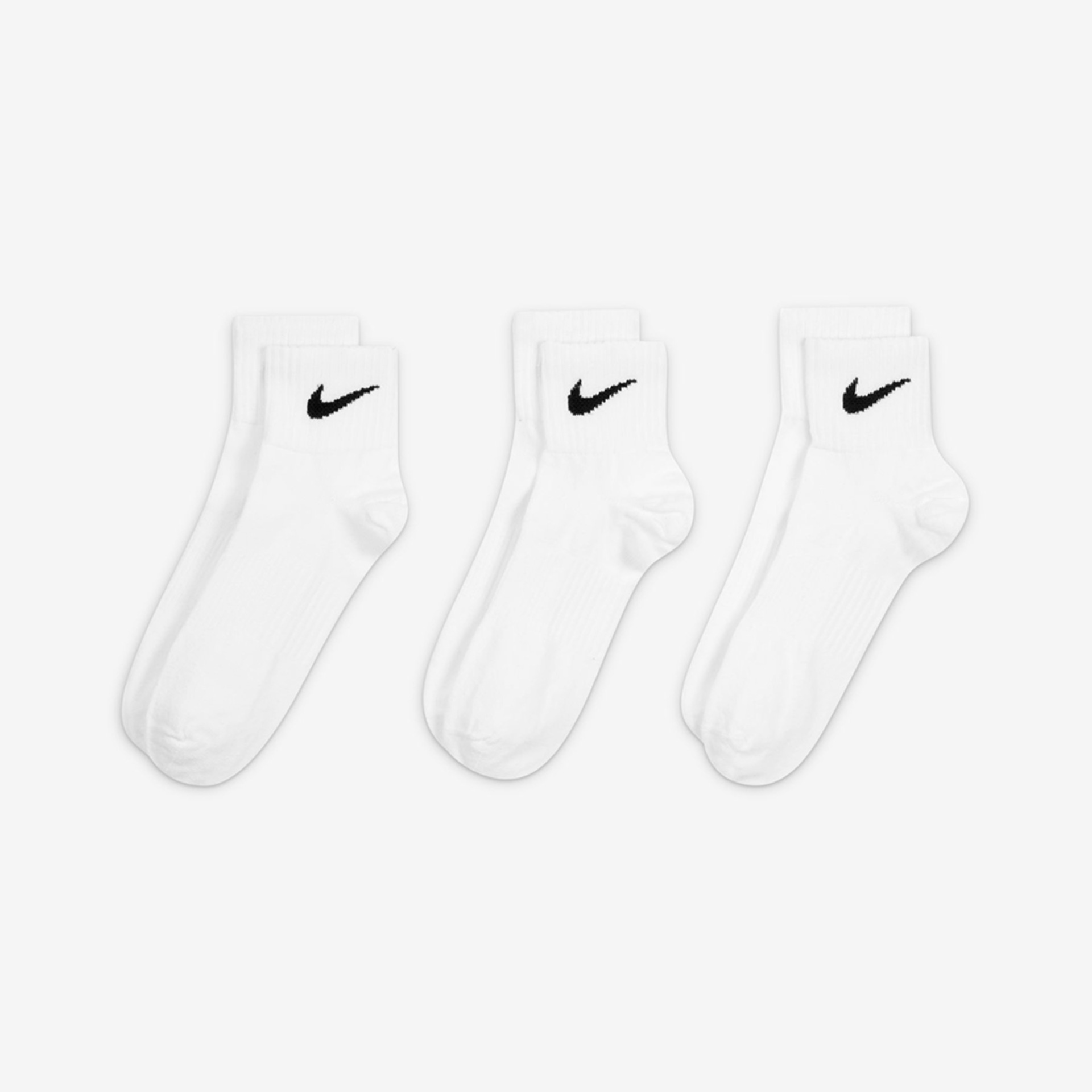 Meia Nike Lightweight Quarter (3 pares) Unissex - Foto 2