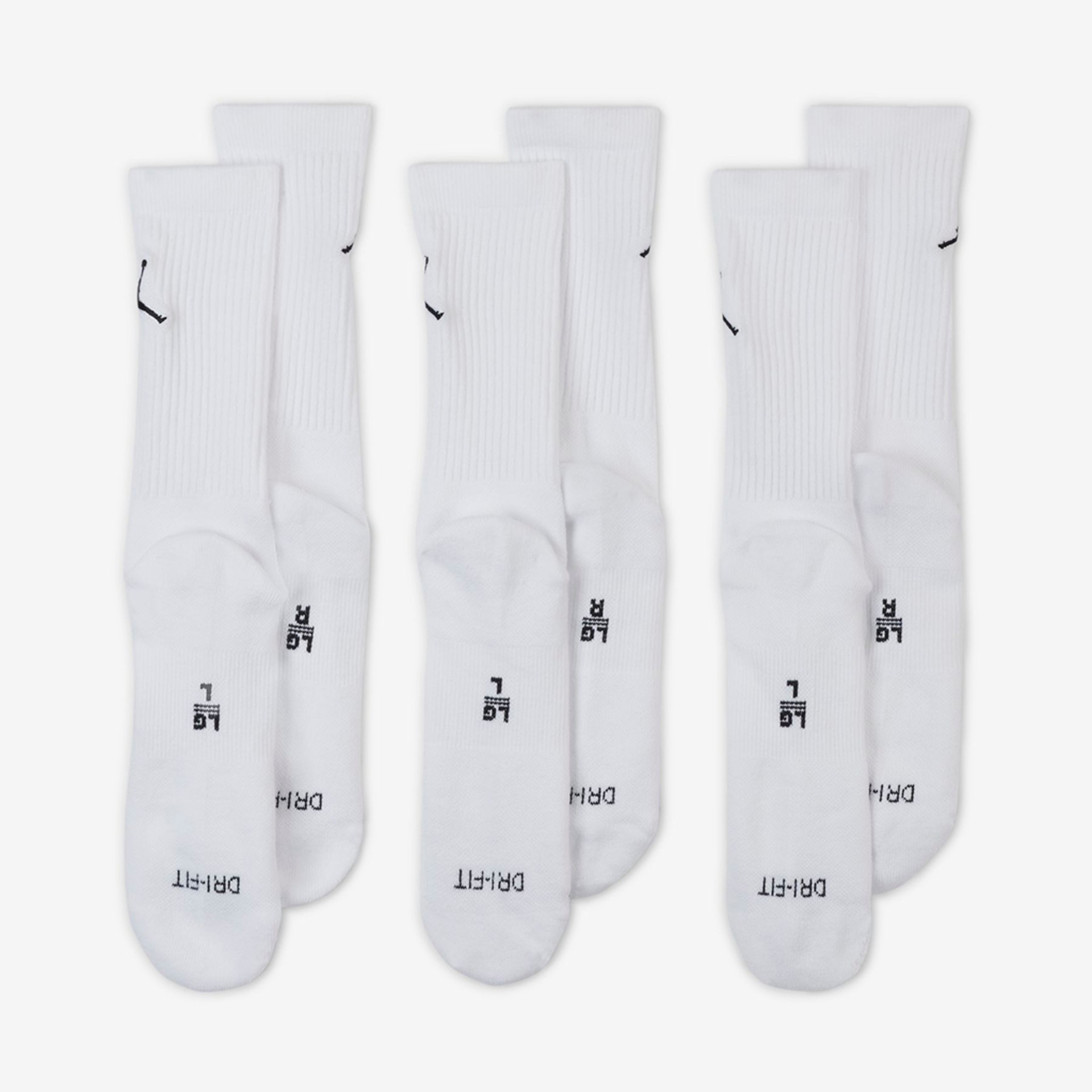 Meia Jordan Jumpman Crew (3 pares) Unissex - Foto 4