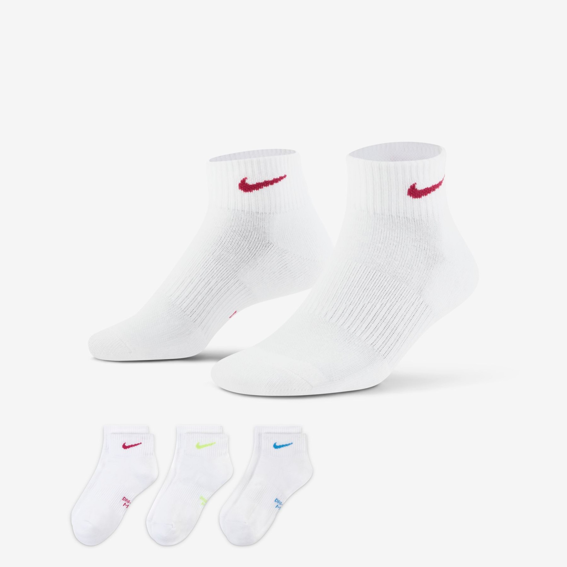 Meia Nike Everyday Cushion (3 pares) Feminina - Foto 1