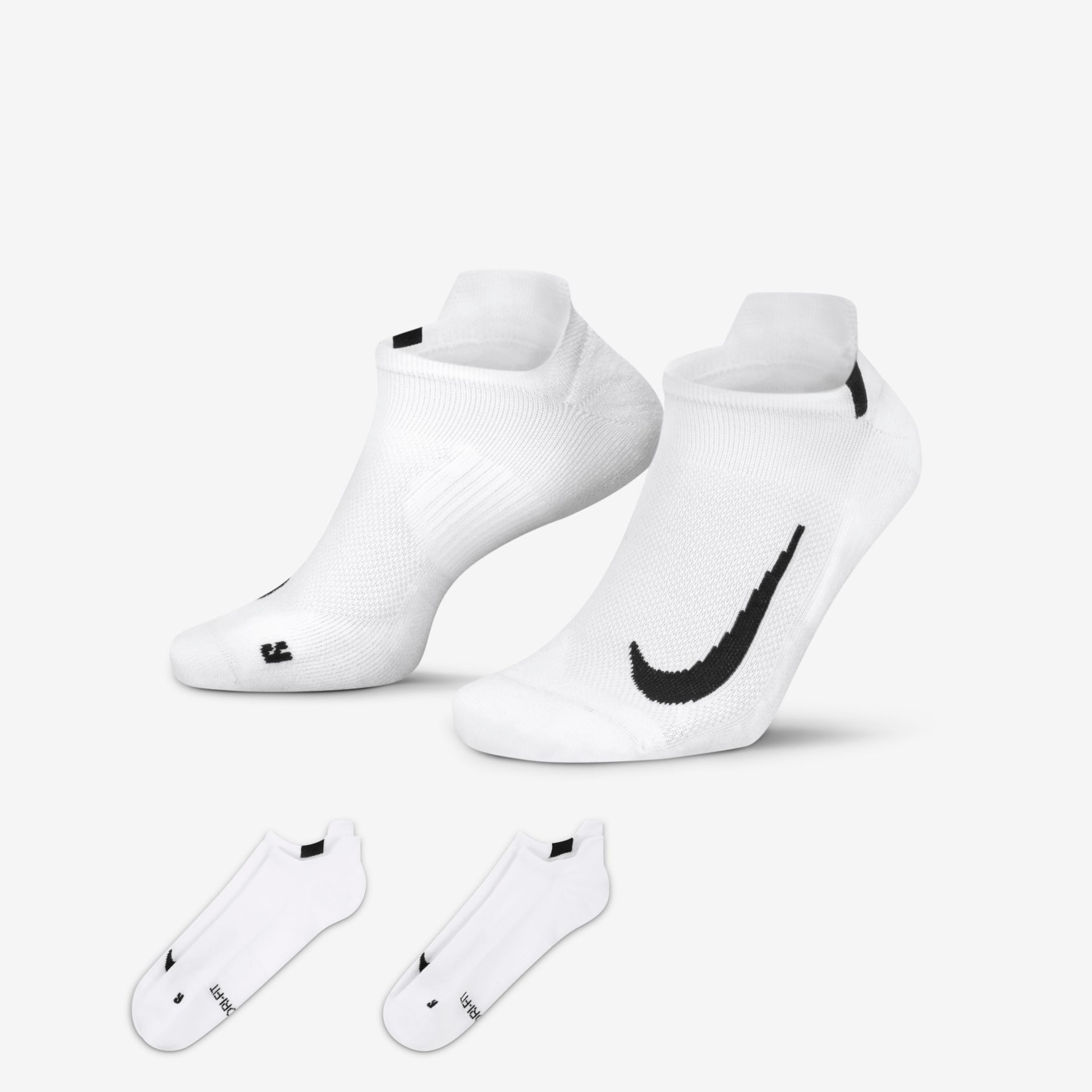 Meia Nike Multiplier (2 Pares) Unissex - Foto 1