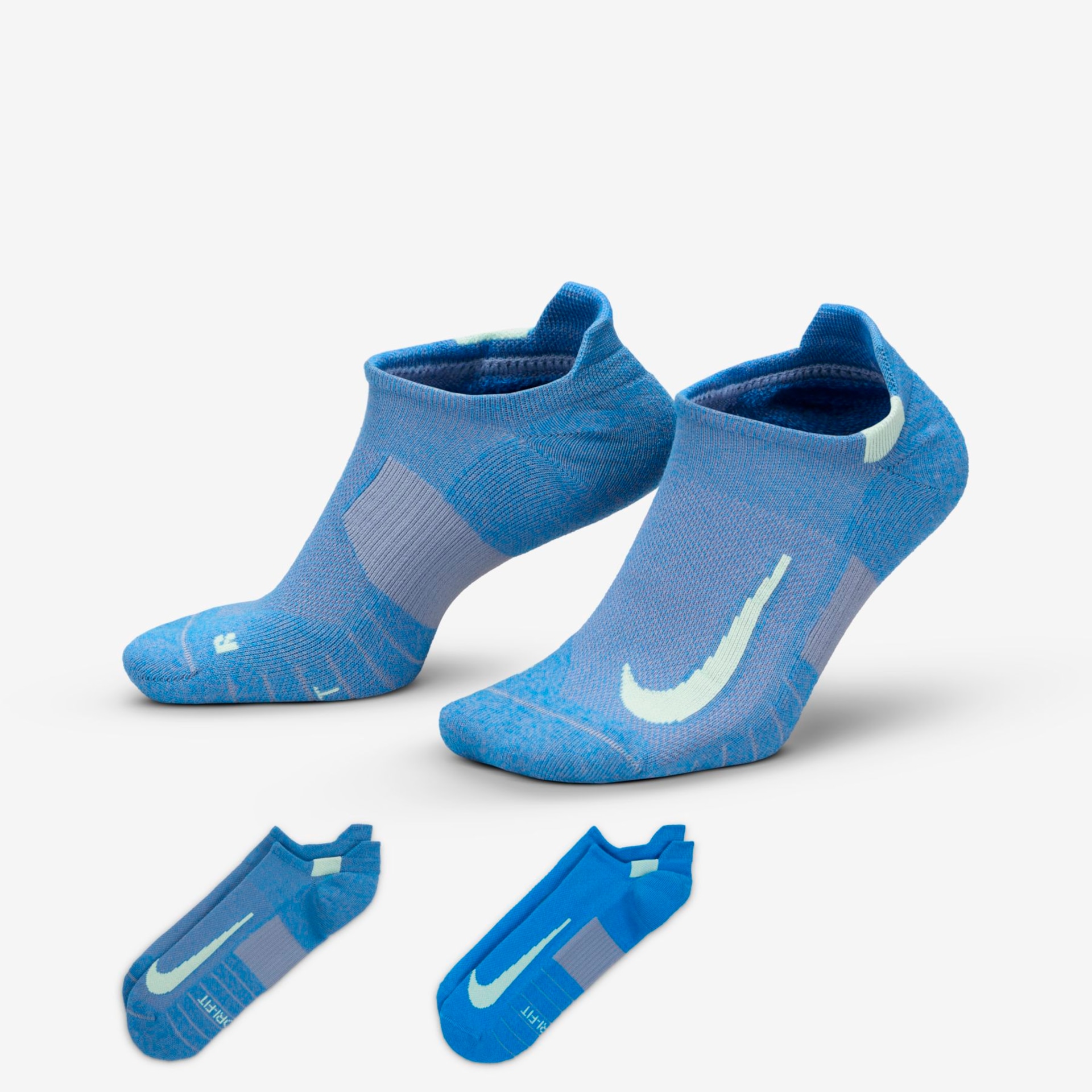 Meia Nike Multiplier (2 Pares) Unissex - Foto 1