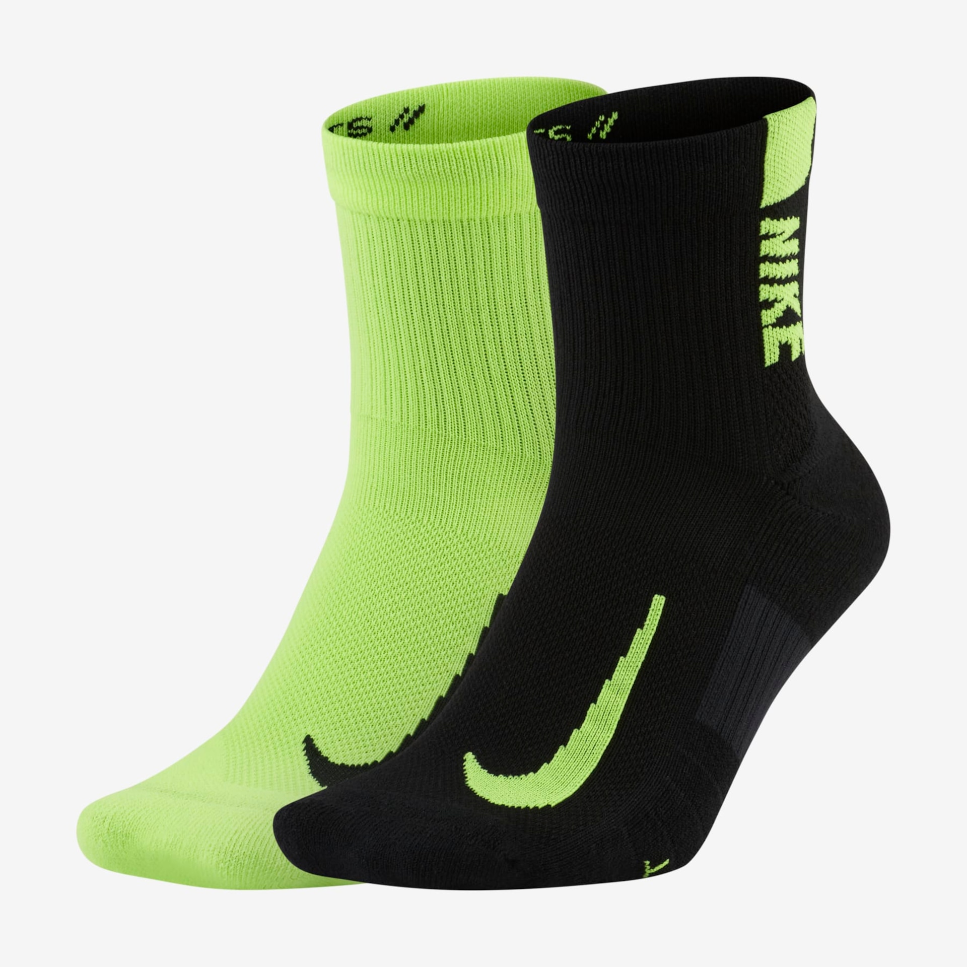 Meia Nike Multiplier (2 Pares) Unissex - Foto 1