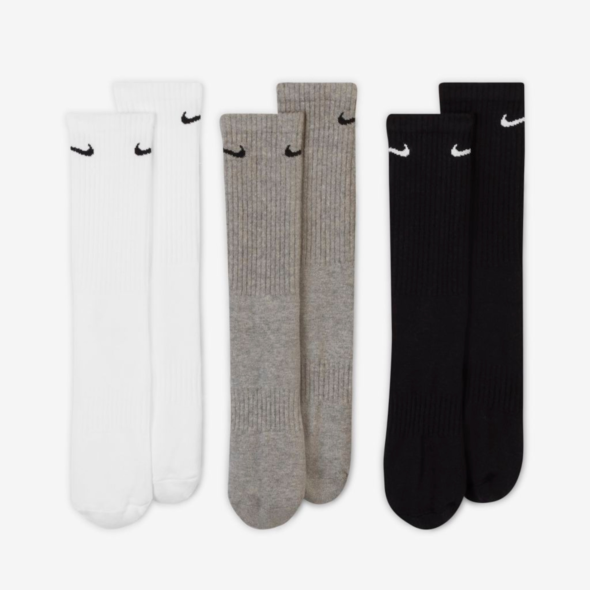 Meia Nike Everyday Cushioned (3 Pares) Unissex - Foto 2