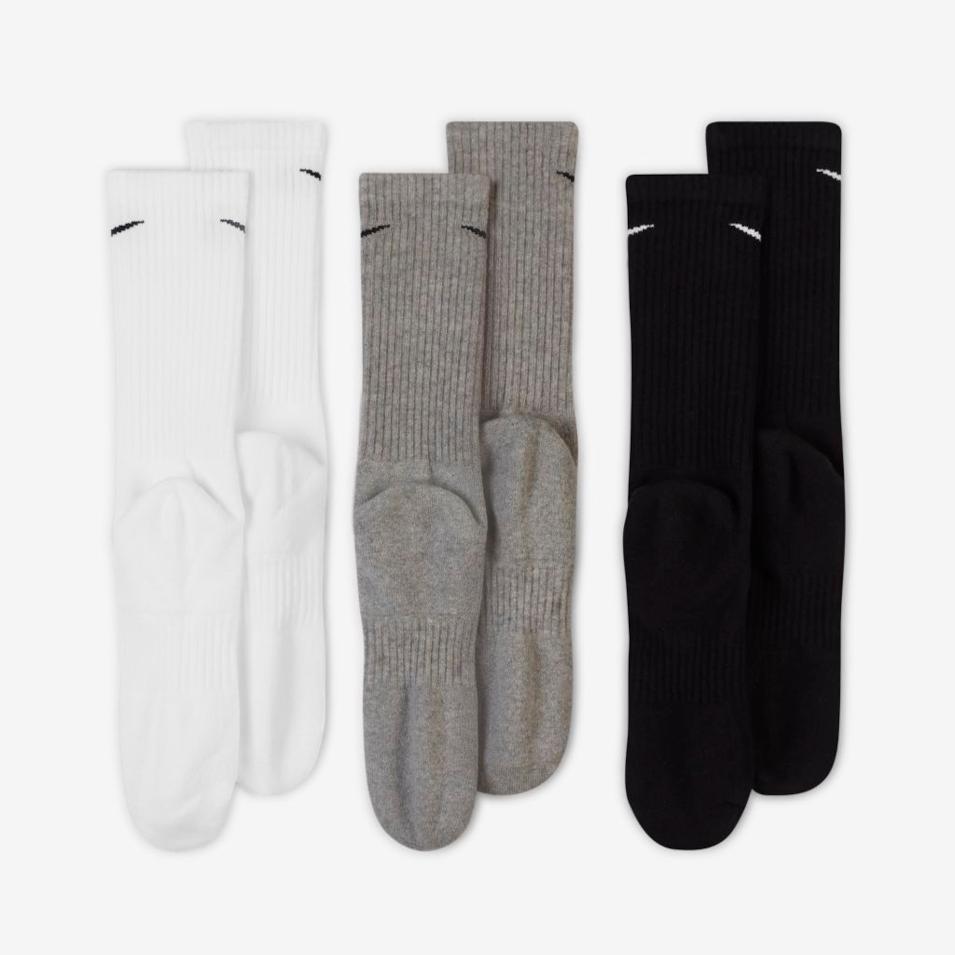 Meia Nike Everyday Cushioned (3 Pares) Unissex - Foto 3