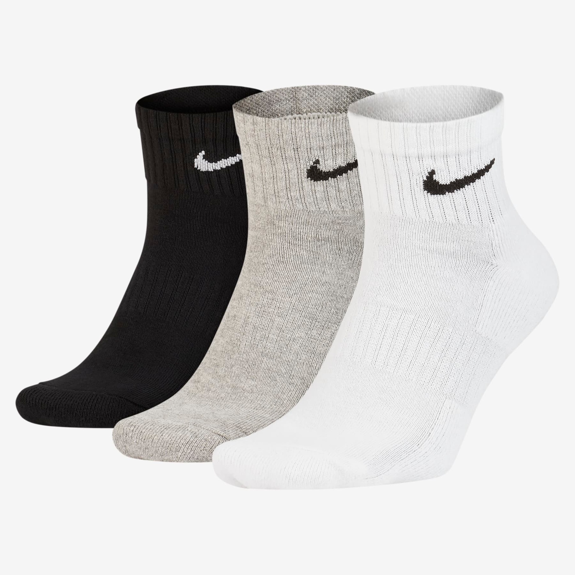 Meia Nike Everyday Cushion (3 pares) Unissex - Foto 1
