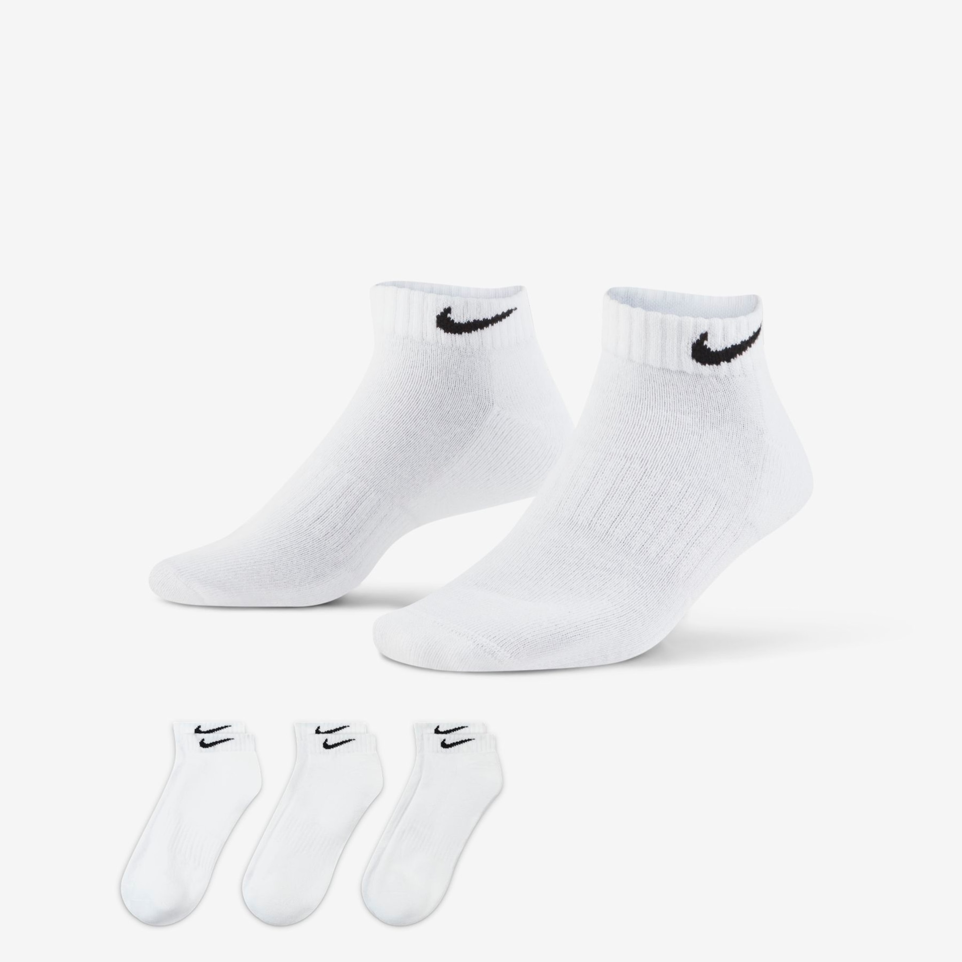 Meia Nike Everyday Cushion (3 pares) Unissex - Foto 1