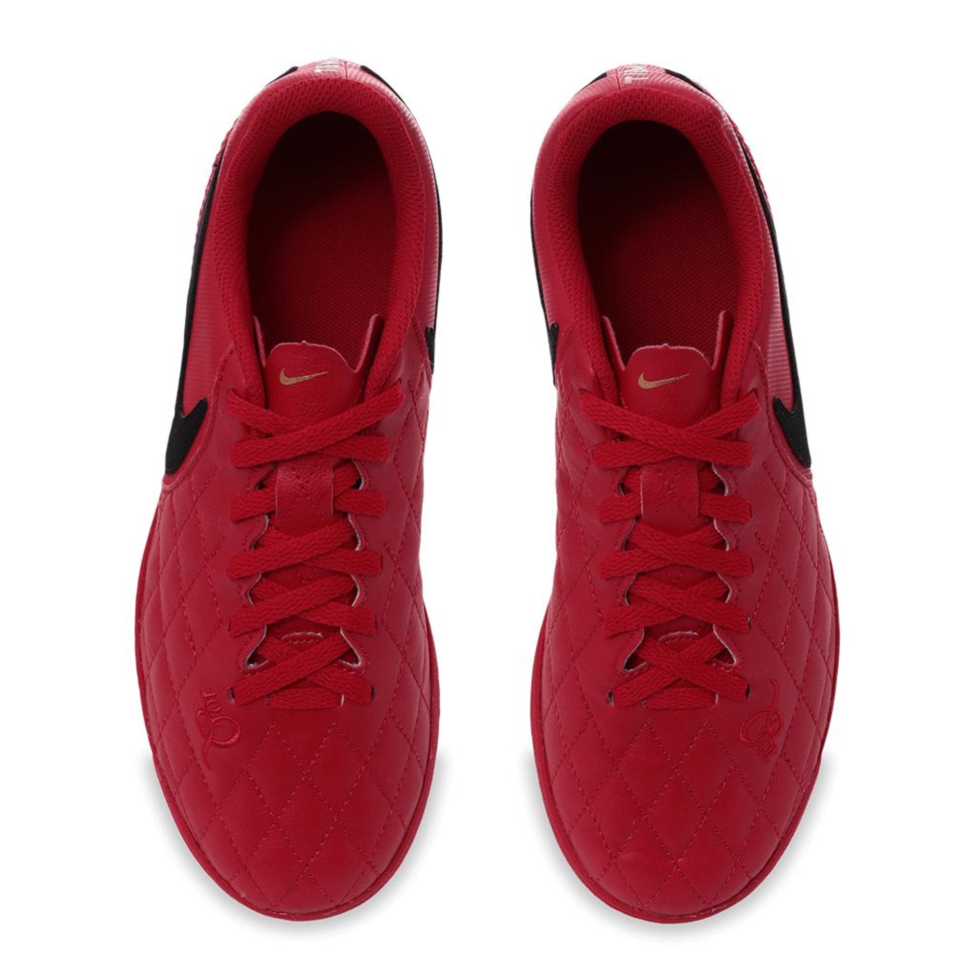 Chuteira Nike Tiempo Legend VII Club 10R Infantil Futsal - Foto 4