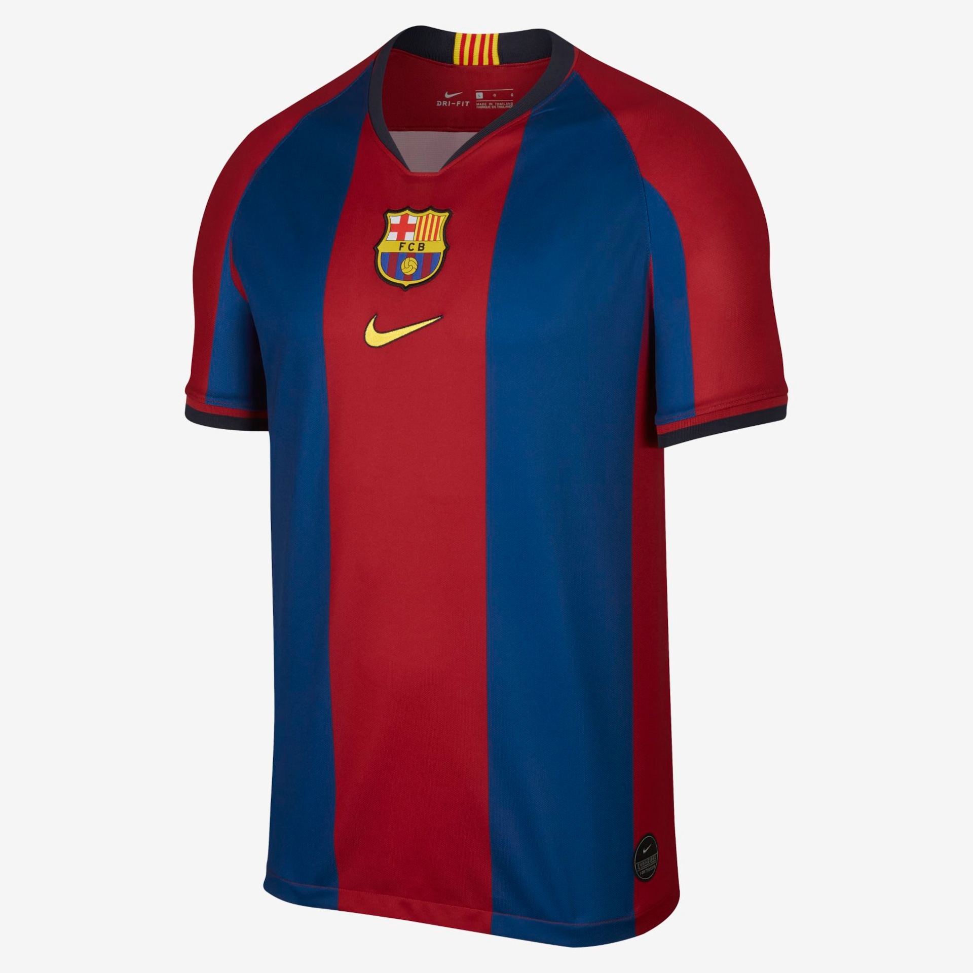 Camisa Nike Barcelona '98/99 Torcedor Pro Masculina - Foto 1