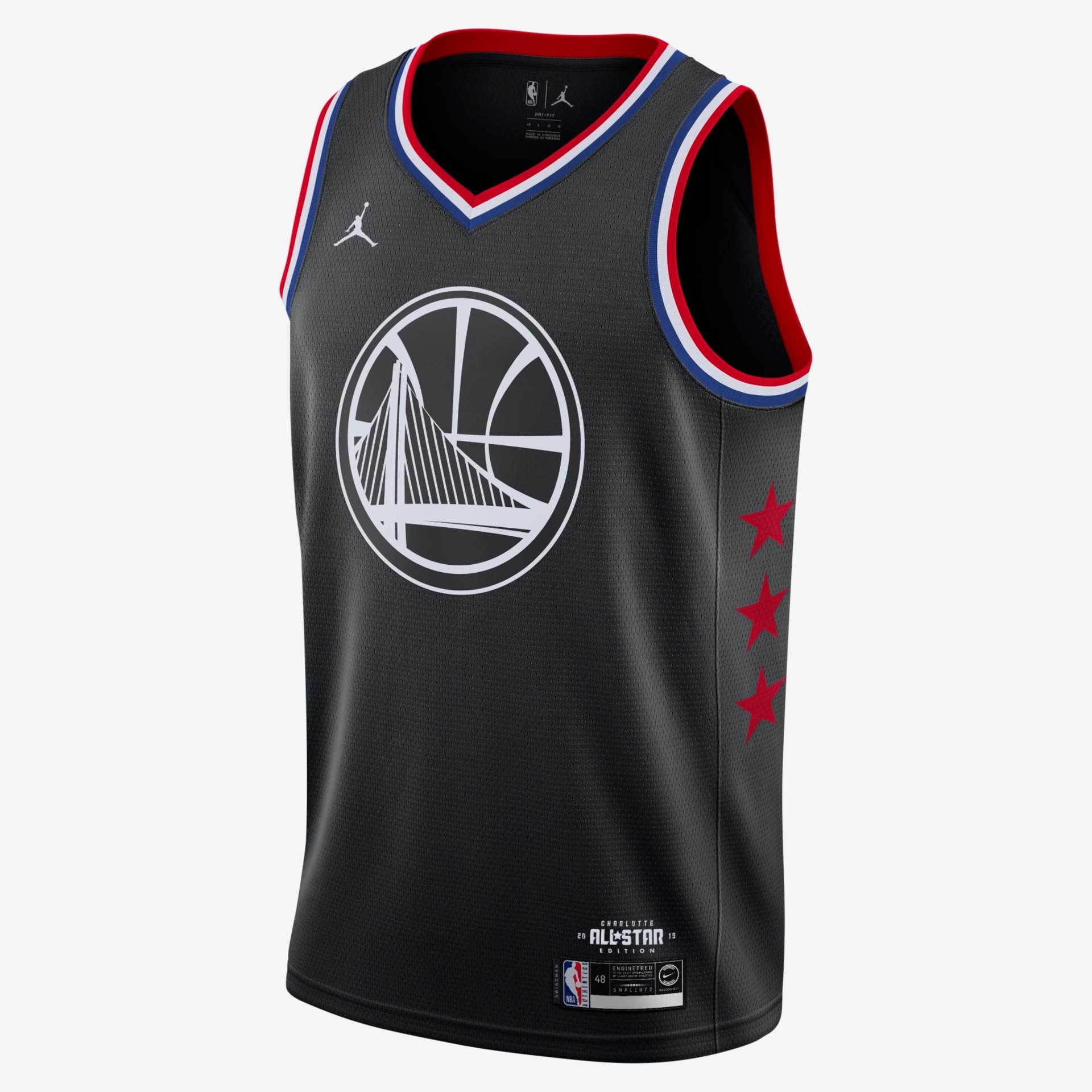 Regata Jordan All-Star Edition Swingman Black Masculina - Foto 1