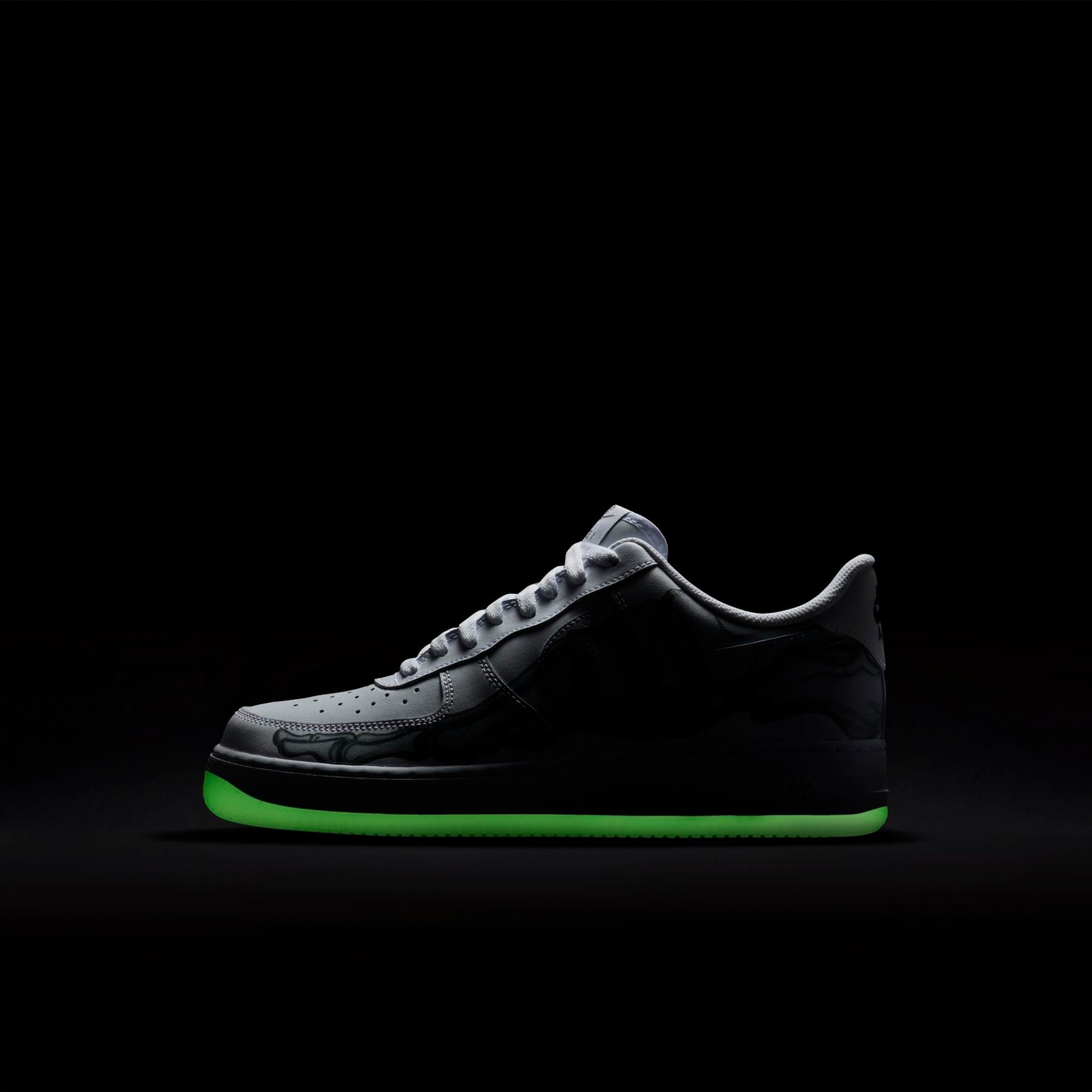 Tênis Nike Air Force 1 07 Skeleton Edição Limitada Masculino - Foto 7