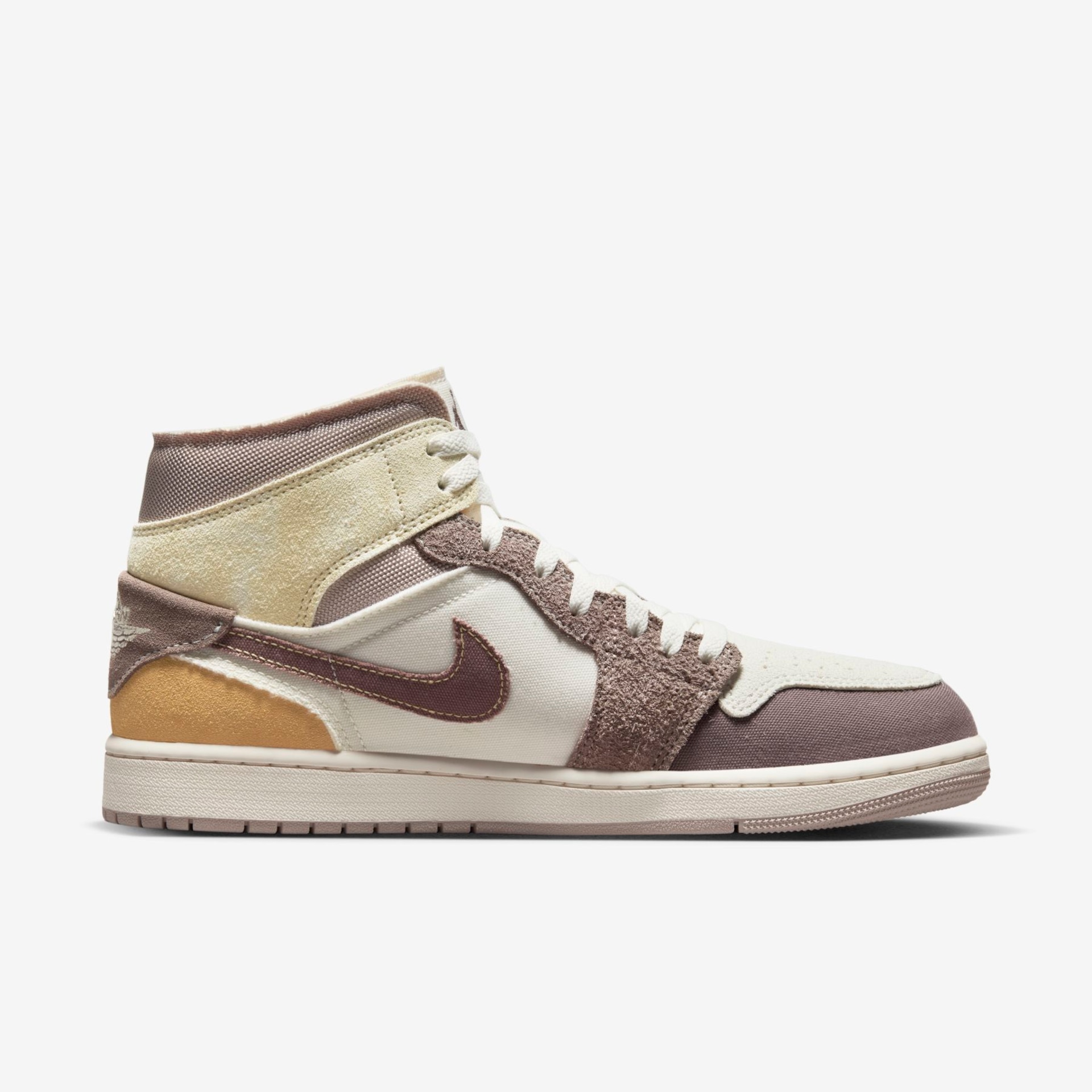 Tênis Air Jordan 1 Mid SE Craft Masculino - Foto 3