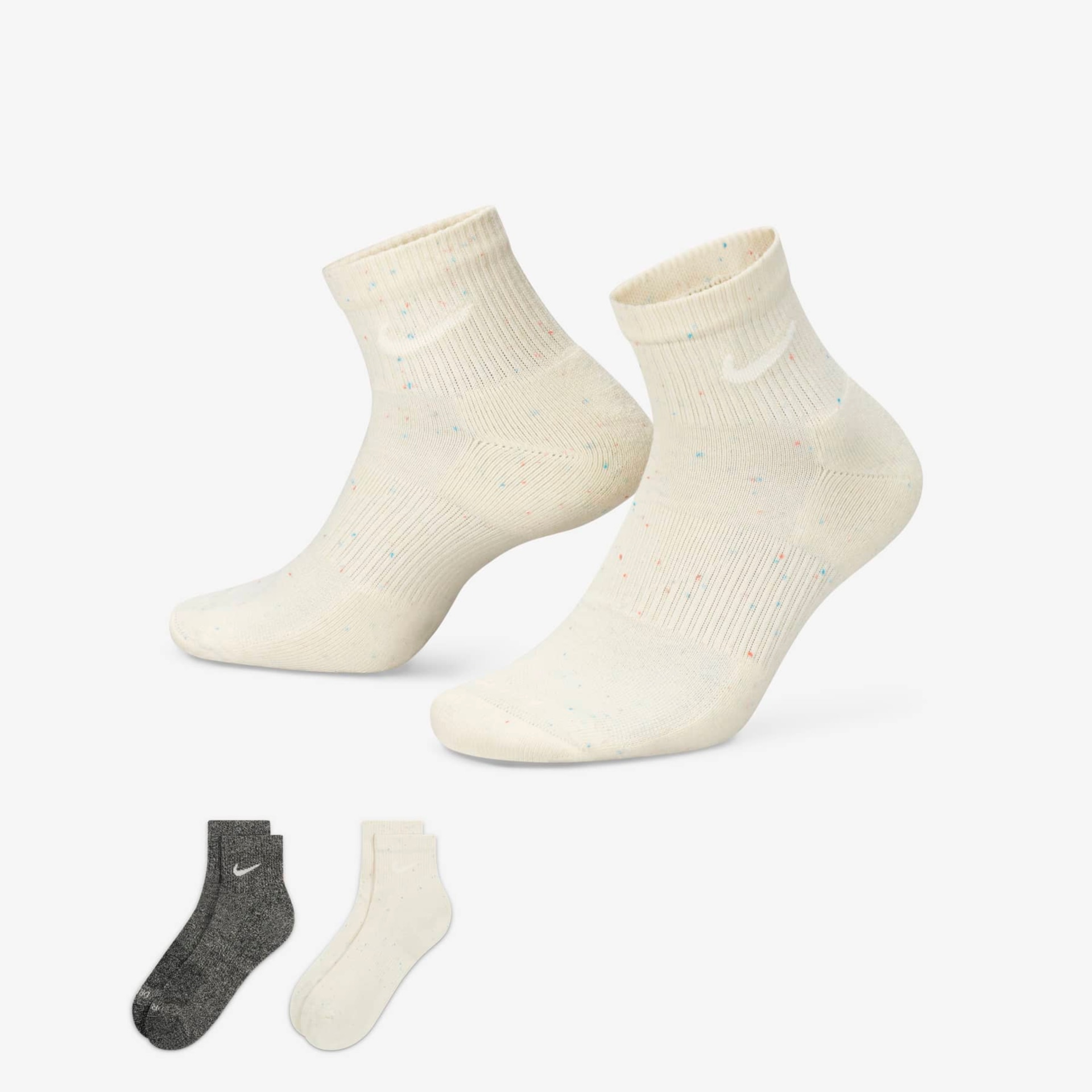 Meia Nike Everyday Plus Unissex (2 Pares) - Foto 1