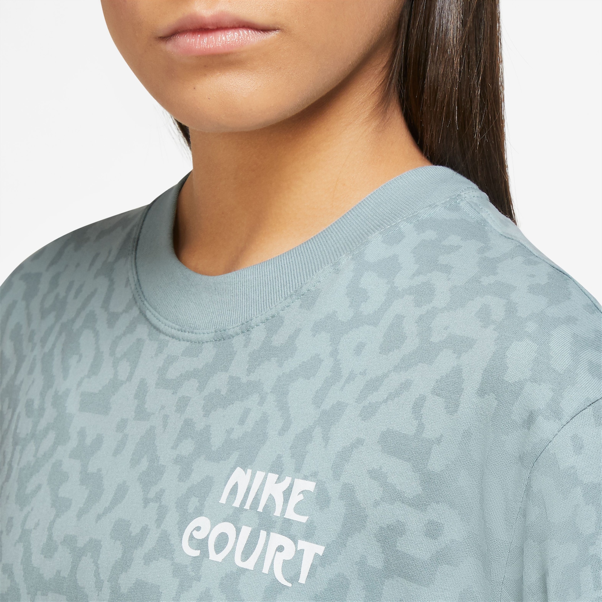 Camiseta NikeCourt Dri-FIT Slam Feminina - Foto 4