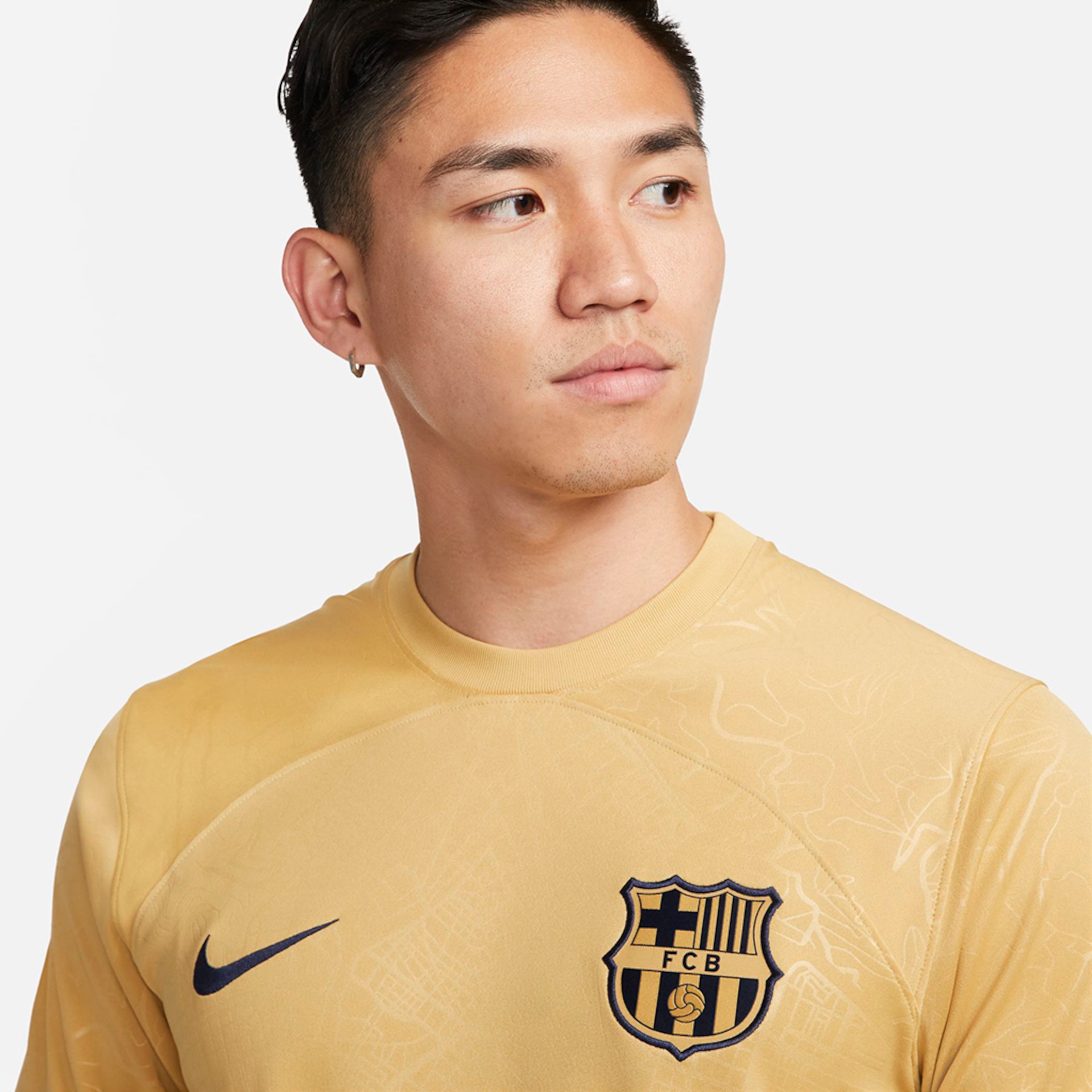 Camisa Nike Barcelona II 2022/23 Torcedor Pro Masculina - Foto 3