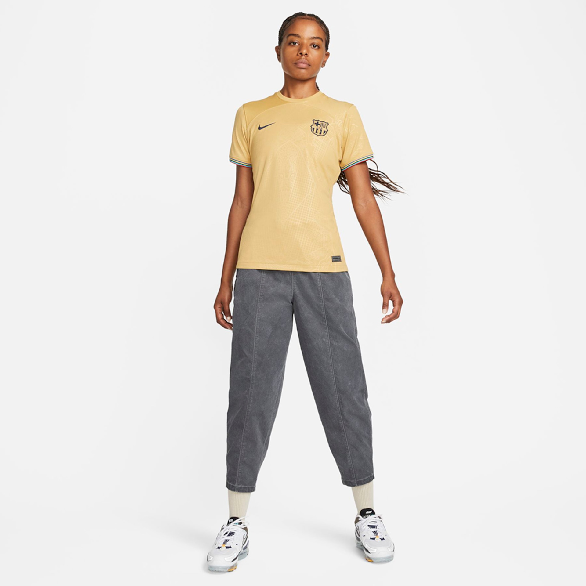 Camisa Nike Barcelona II 2022/2023 Torcedora Pro Feminina - Foto 6