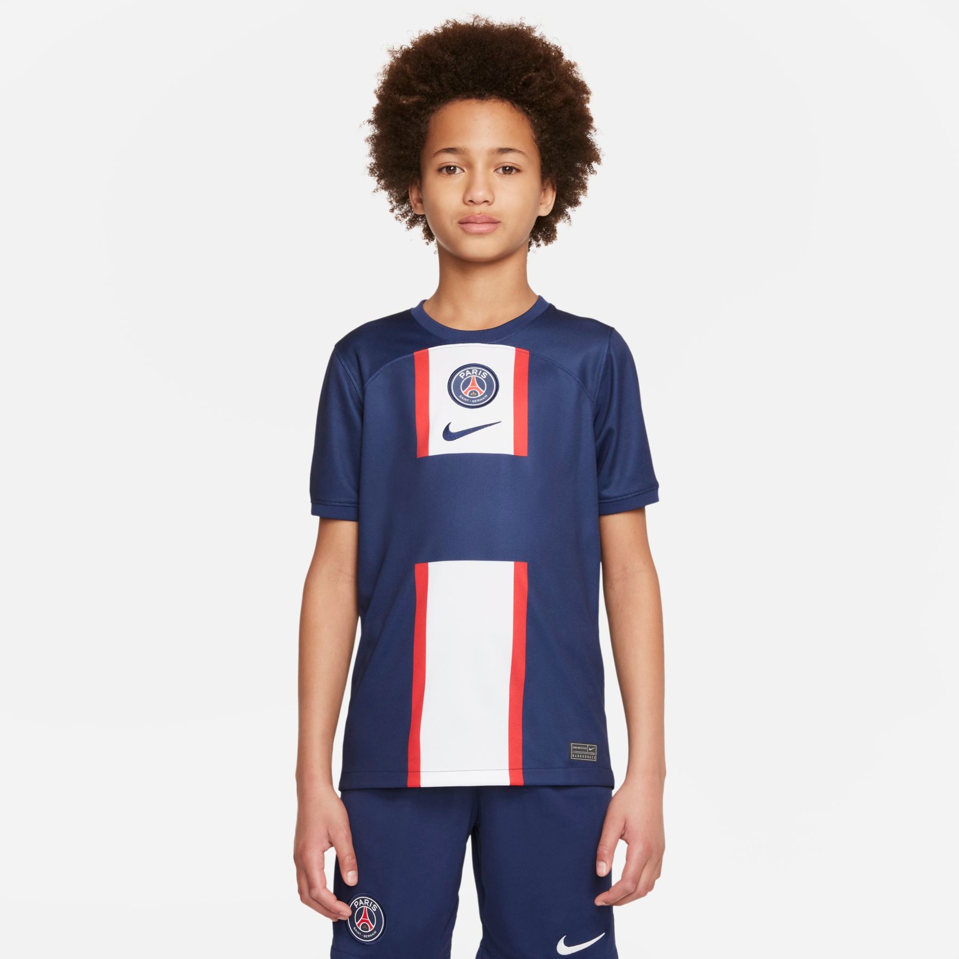 Camisa Nike PSG I 2022/2023 Torcedor Pro Infantil - Foto 1
