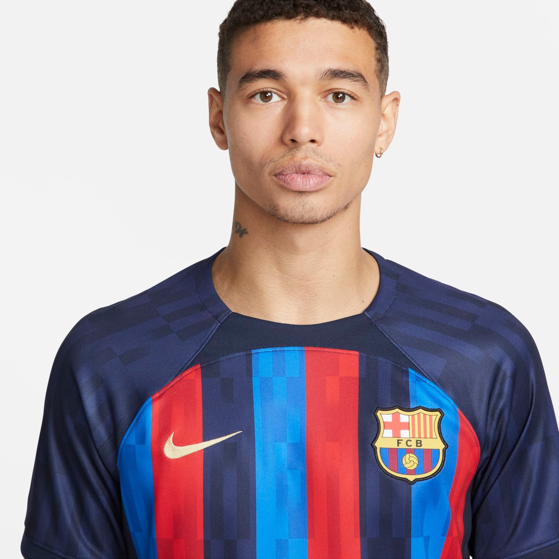 Camisa Nike Barcelona I 2022/23 Torcedor Masculina - Foto 3