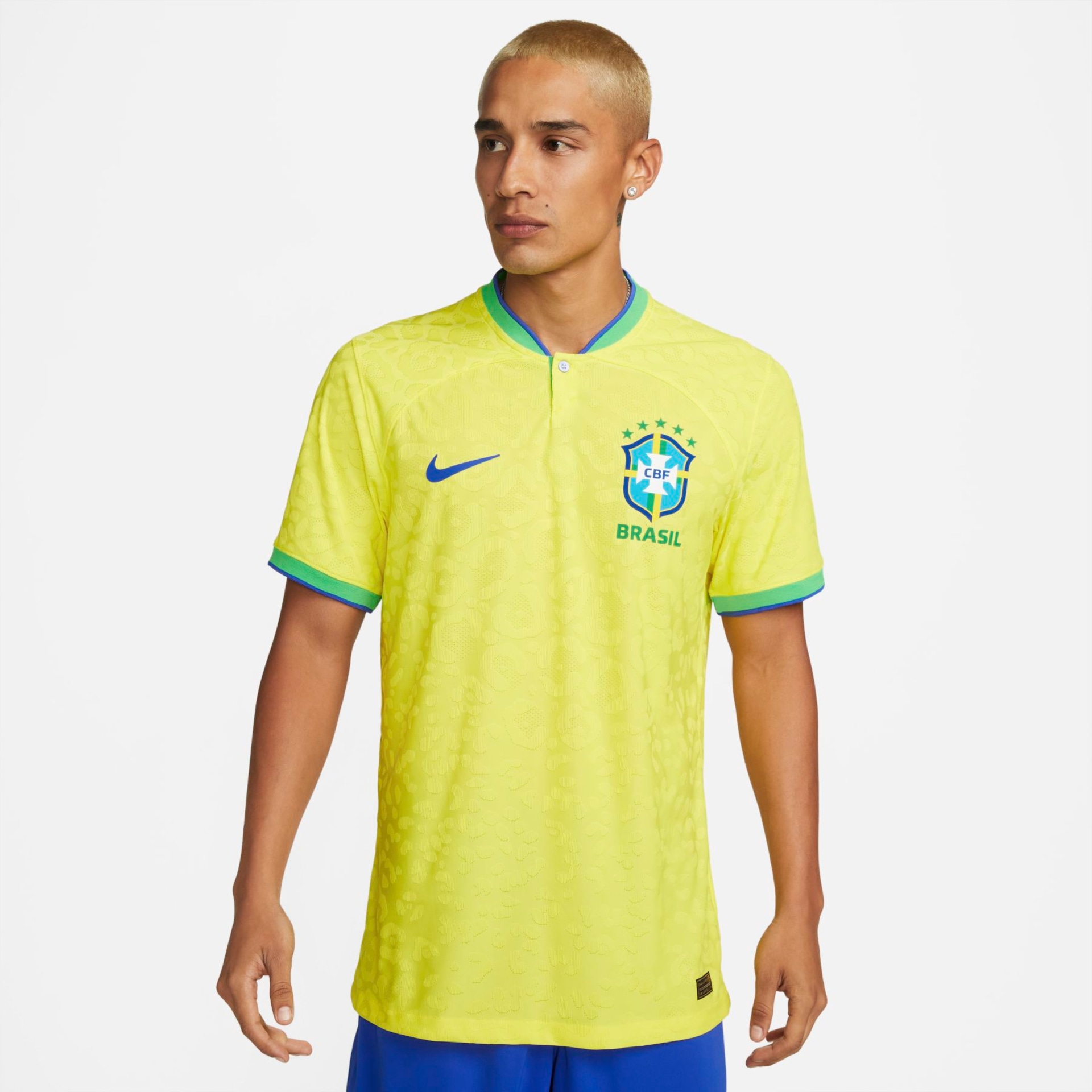 Camisa Nike Brasil I 2022/23 Jogador Masculina - Foto 1