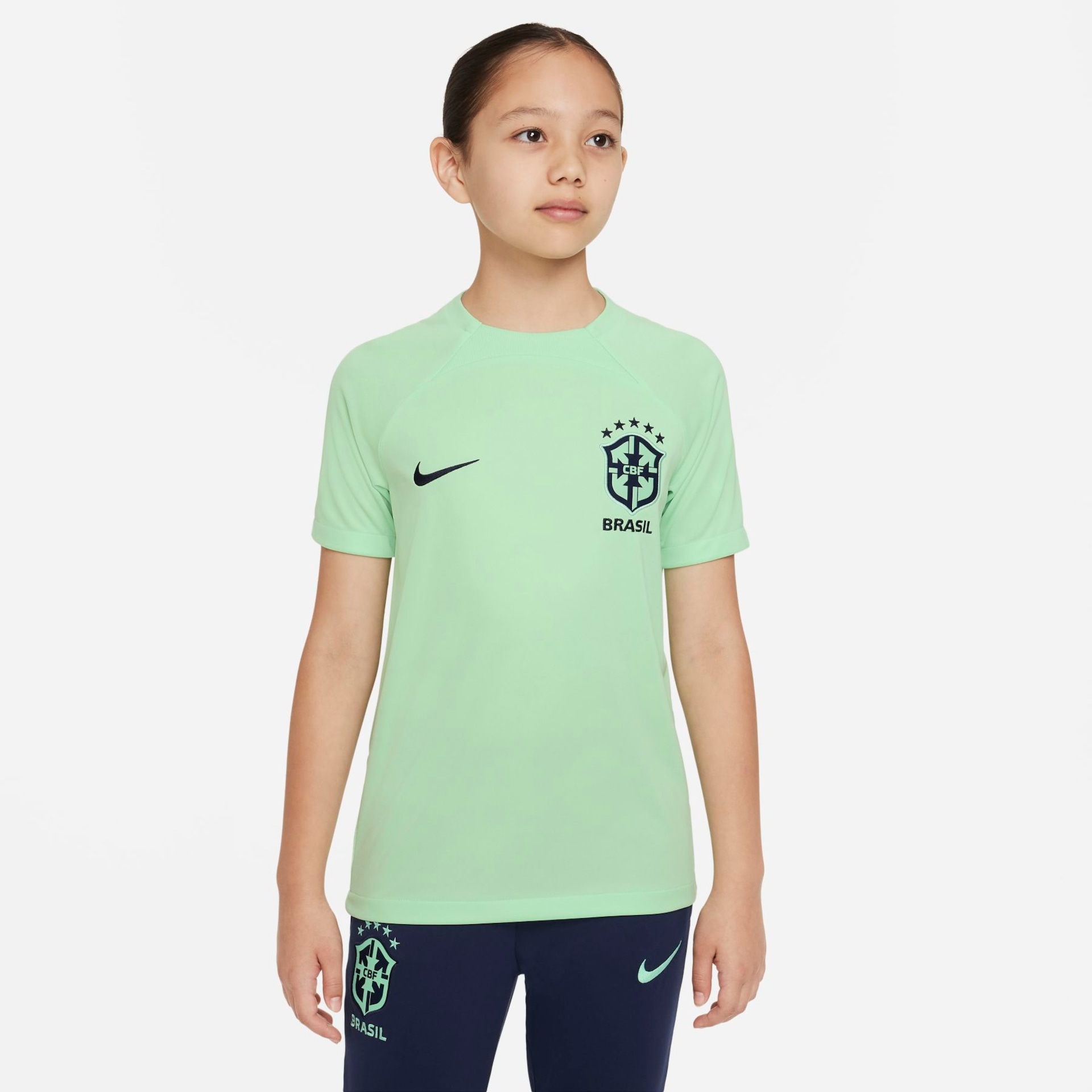 Camiseta Nike Brasil Academy Pro Infantil - Foto 1