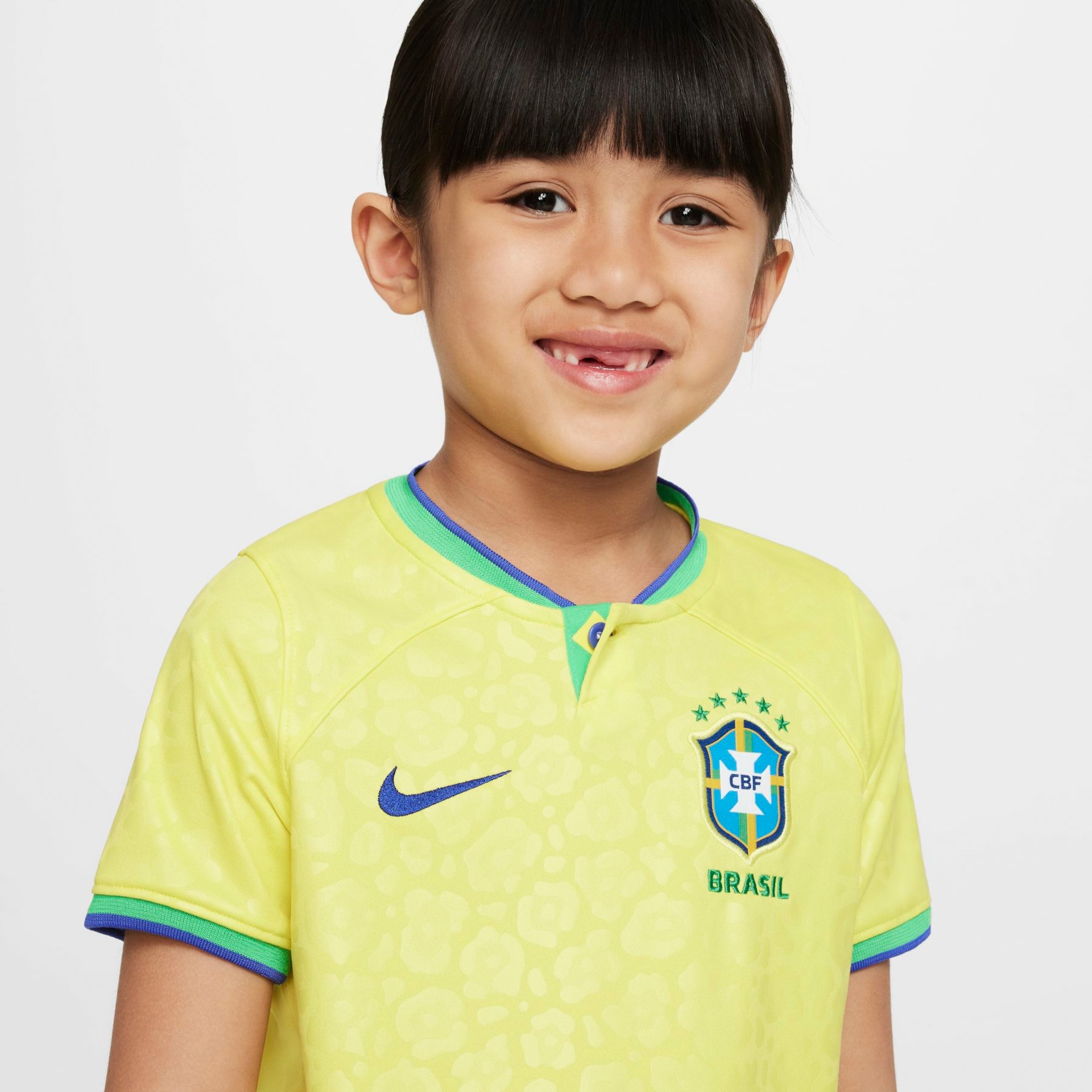 Camisa Nike Brasil I 2022/23 Torcedor Pro Crianças - Foto 3
