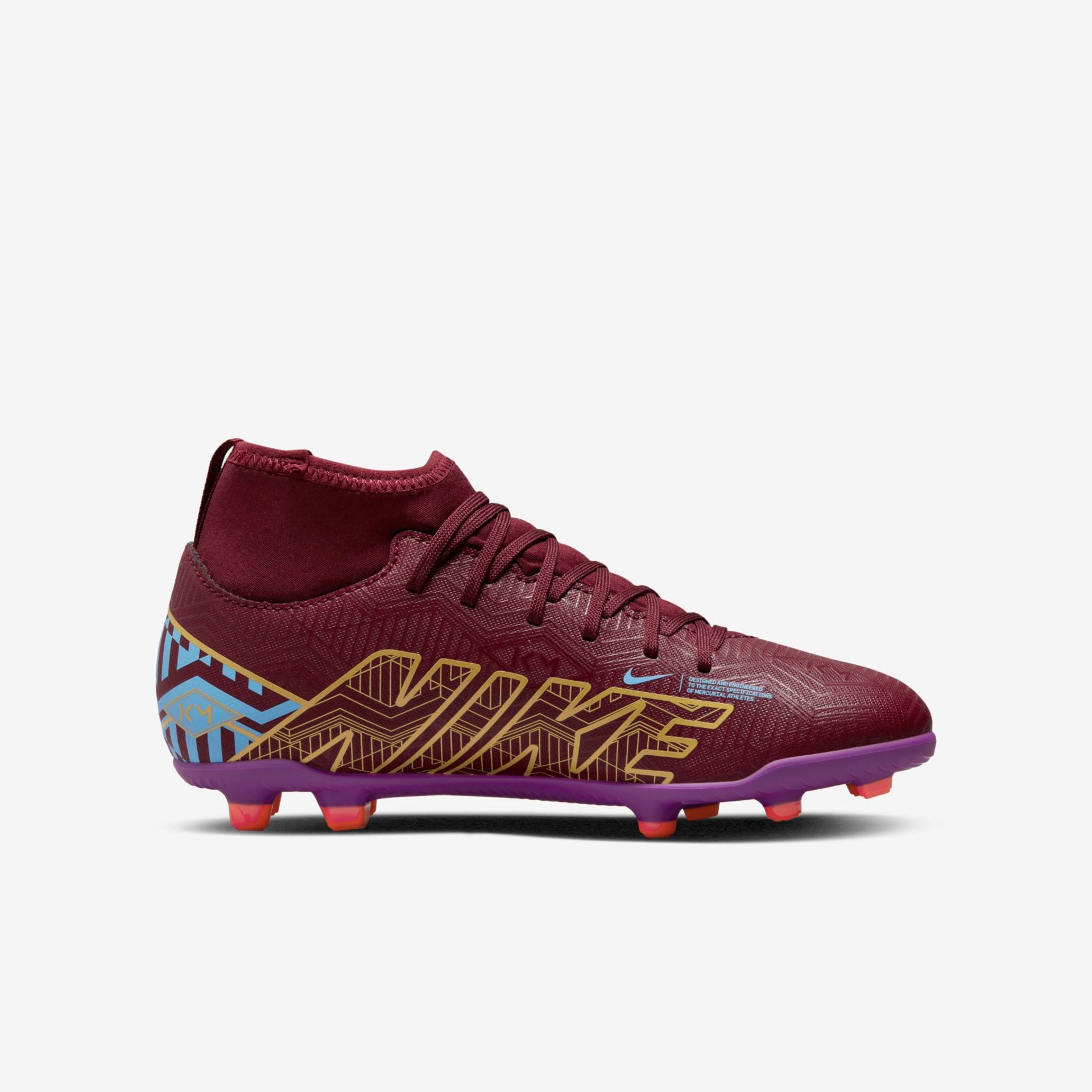 Chuteira Nike Mercurial Superfly 9 Club KM Infantil Campo - Foto 3