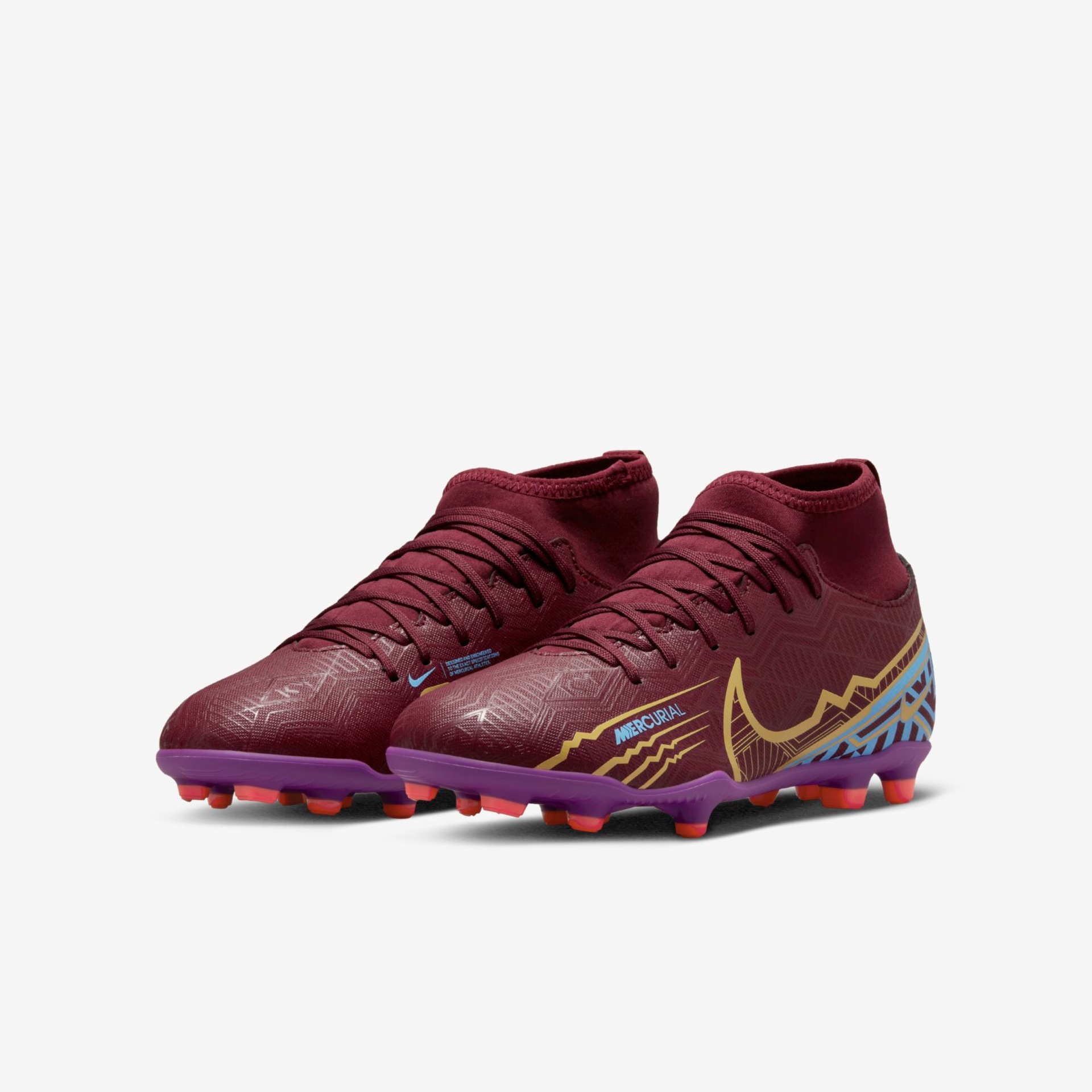 Chuteira Nike Mercurial Superfly 9 Club KM Infantil Campo - Foto 5
