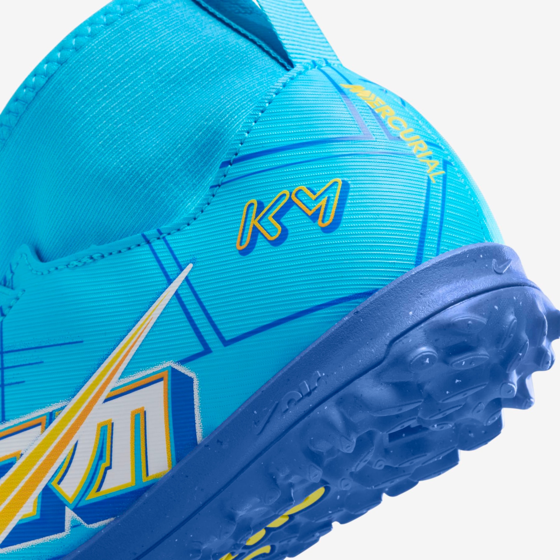 Chuteira Nike Zoom Mercurial Superfly 9 Academy KM Infantil Society - Foto 8