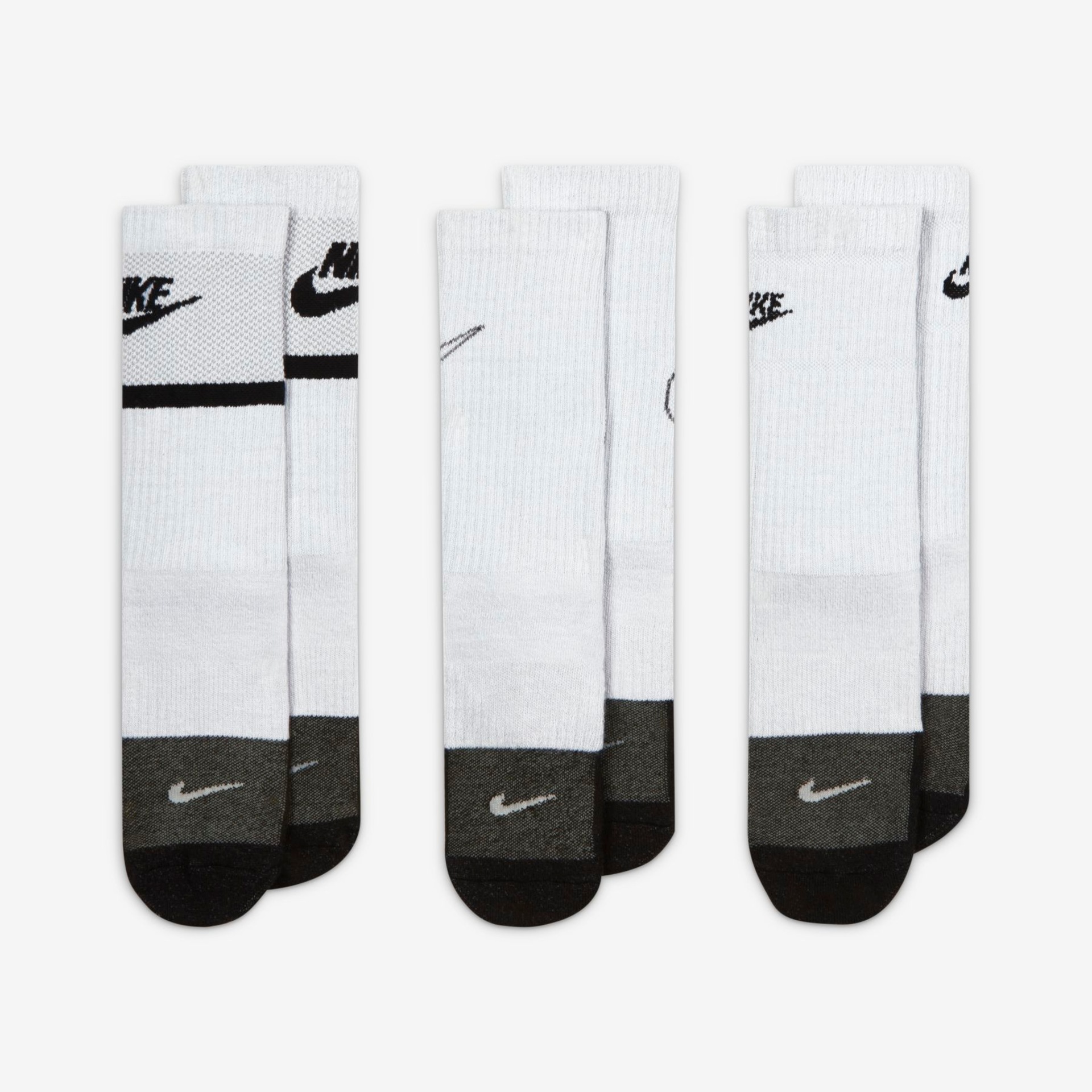 Meia Nike Everyday Cush Crew (3 Pares) Infantil - Foto 2