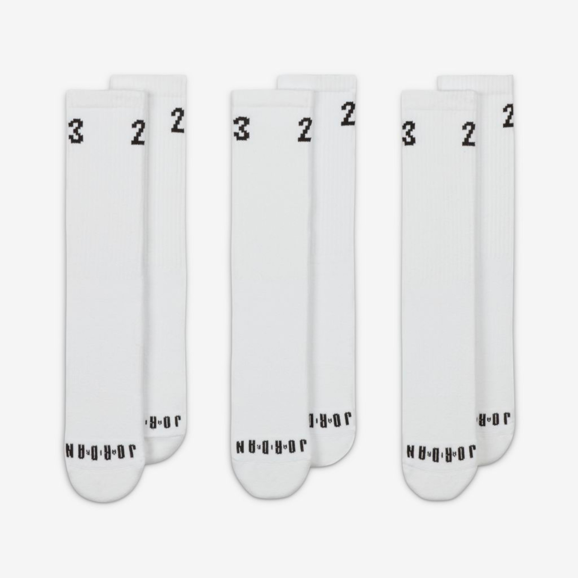 Meia Jordan Essentials (3 Pares) Unissex - Foto 2