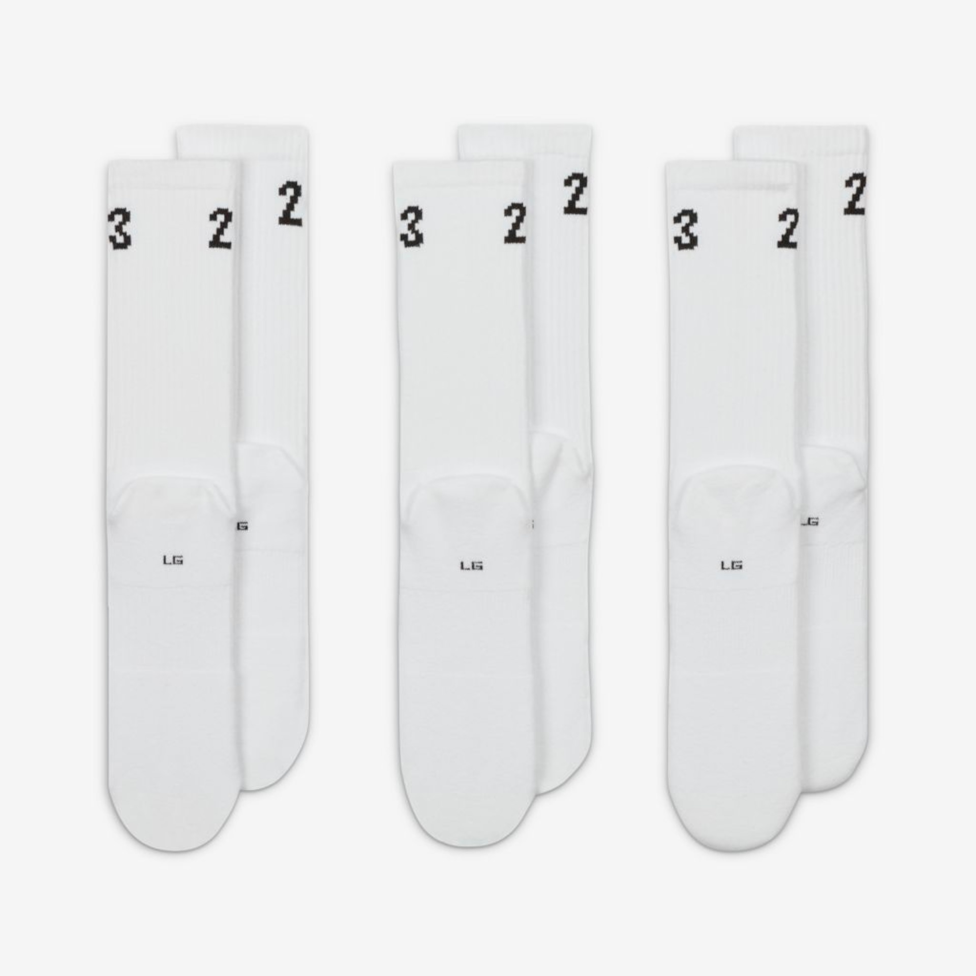 Meia Jordan Essentials (3 Pares) Unissex - Foto 3