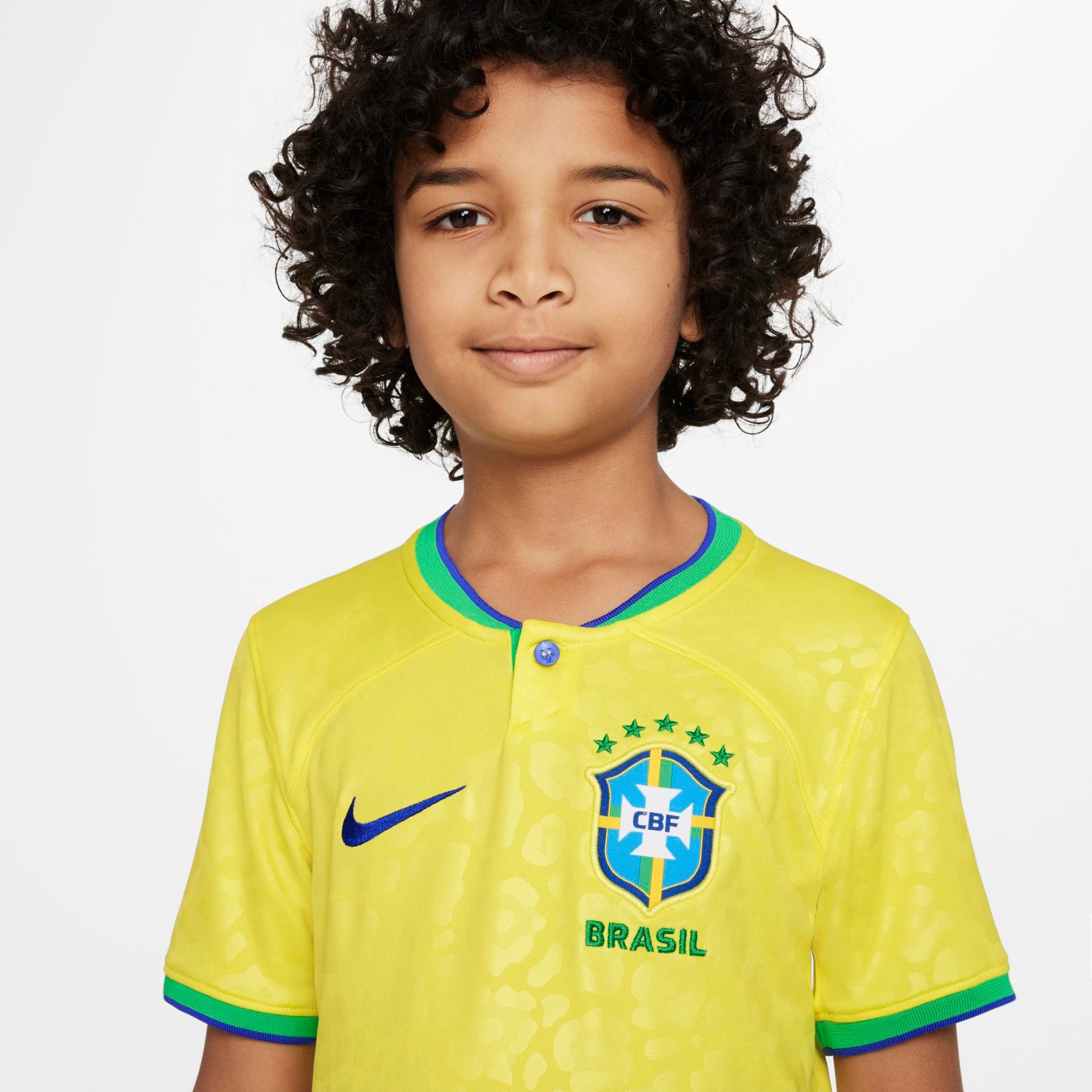 Camisa Nike Brasil I 2022/23 Torcedor Pro Infantil - Foto 3