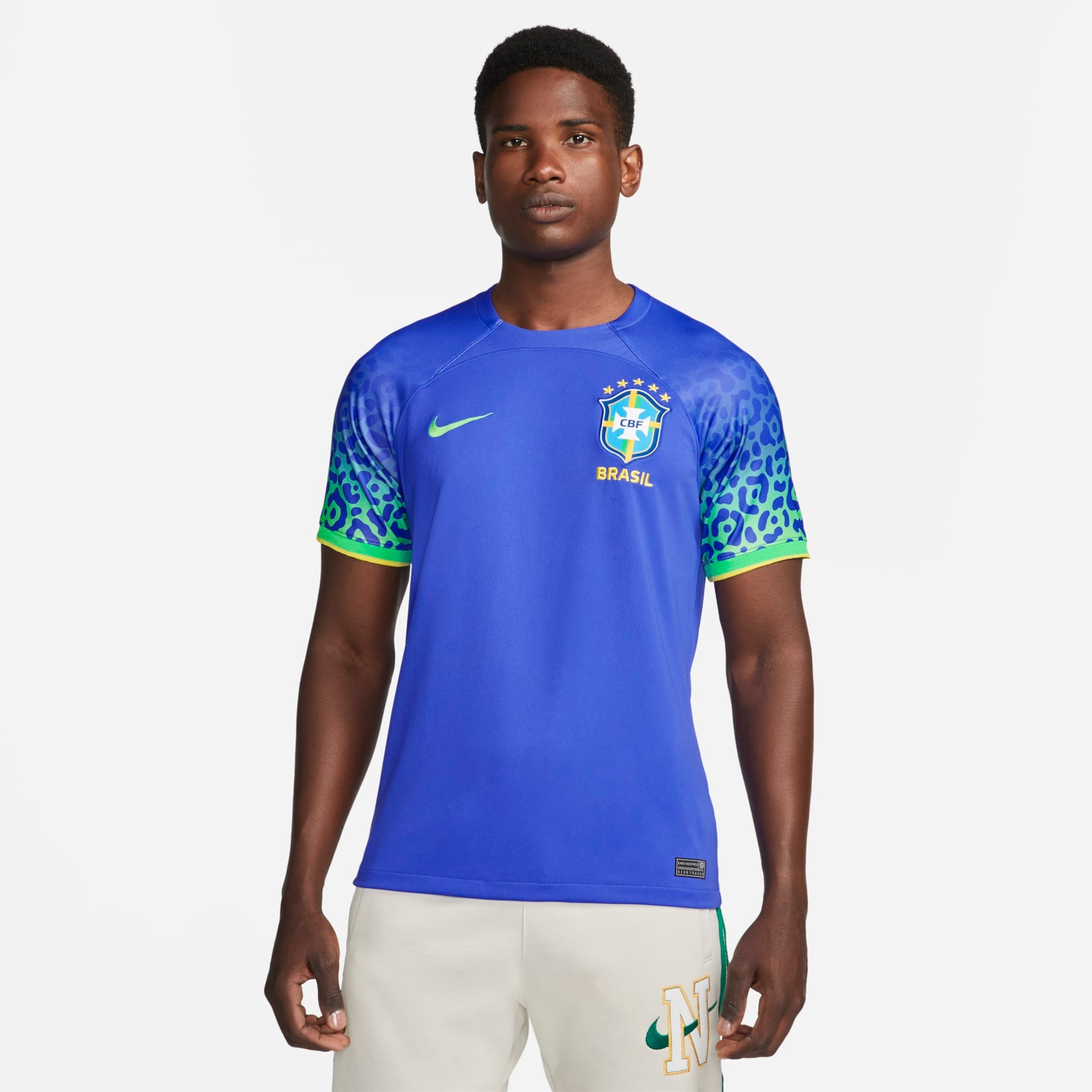 Camisa Nike Brasil II 2022/23 Torcedor Pro Masculina - Foto 1