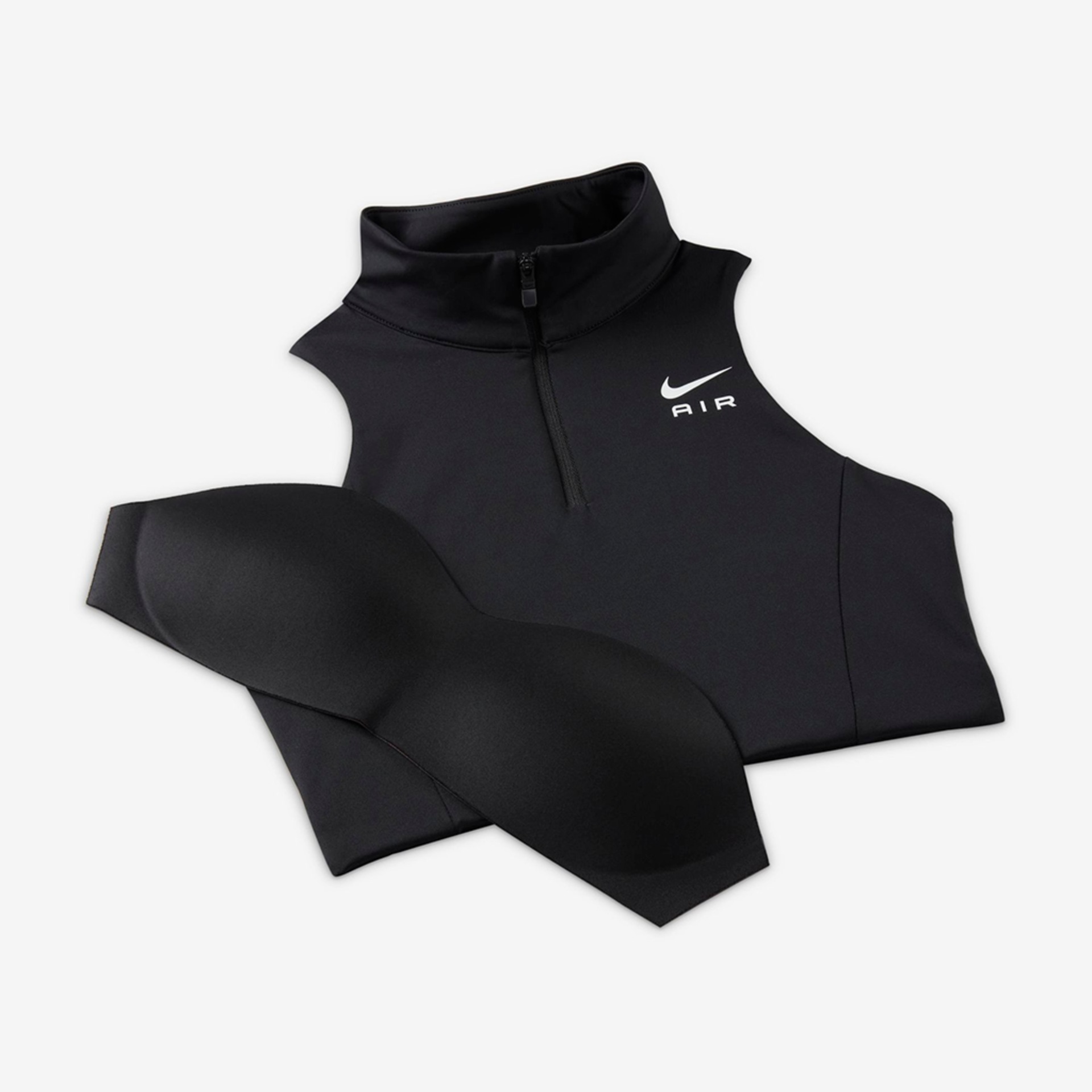 Top Nike Air Dri-FIT Swoosh Mock-Zip Feminino - Foto 3