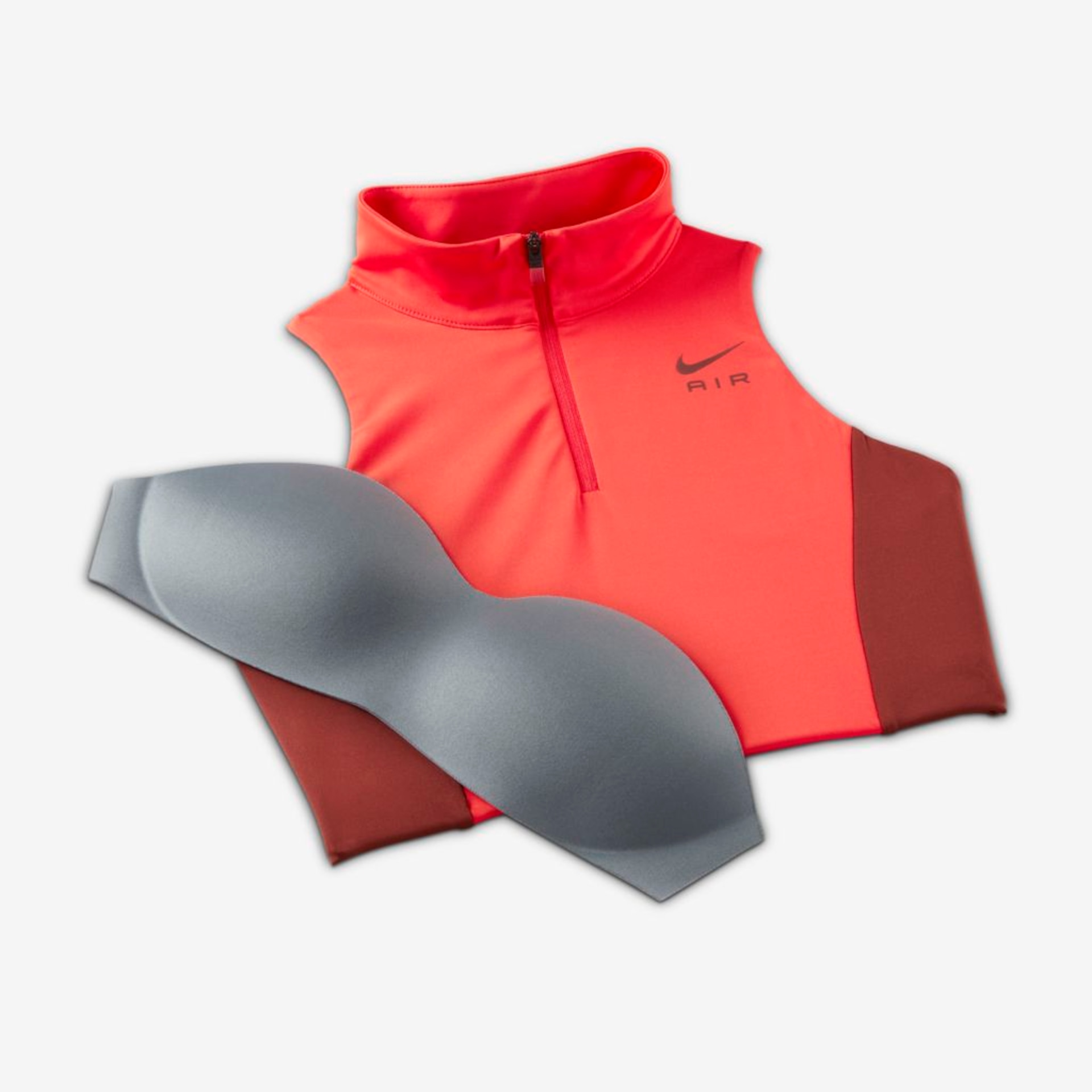 Top Nike Air Dri-FIT Swoosh Mock-Zip Feminino - Foto 3