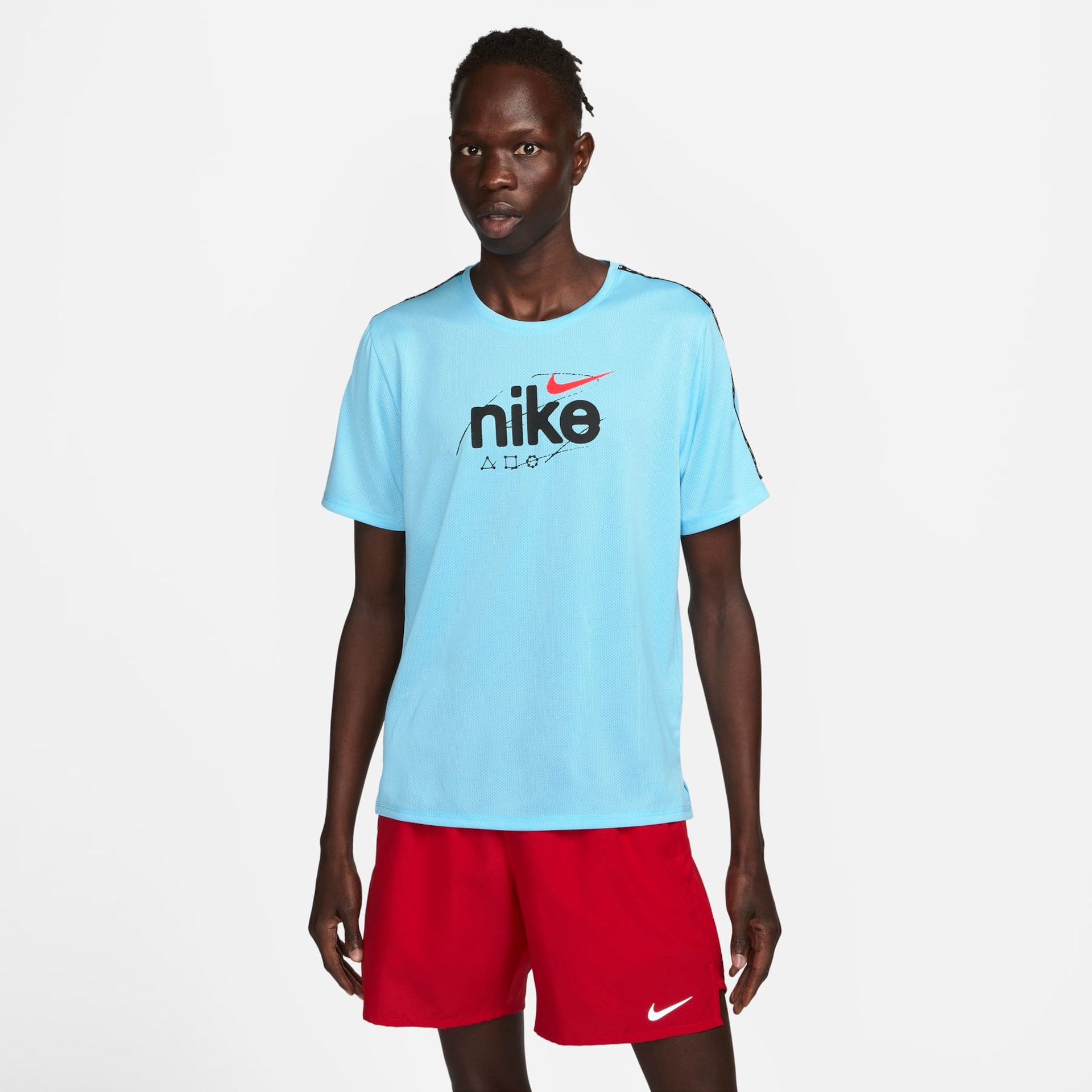 Camiseta Nike Dri-FIT Miler D.Y.E. Masculina - Foto 1