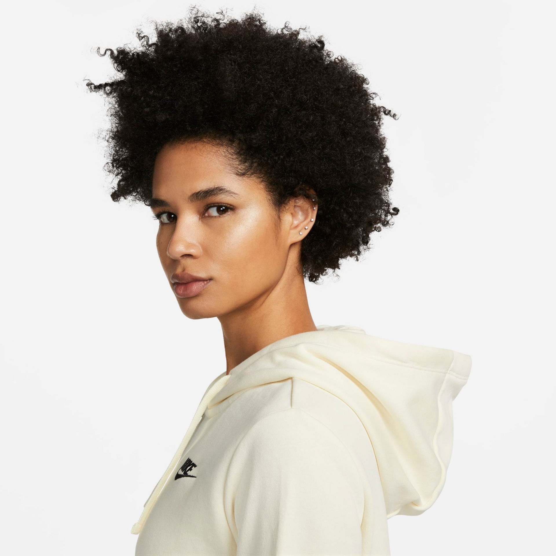 Jaqueta Nike Sportswear Club Fleece Feminina - Foto 7