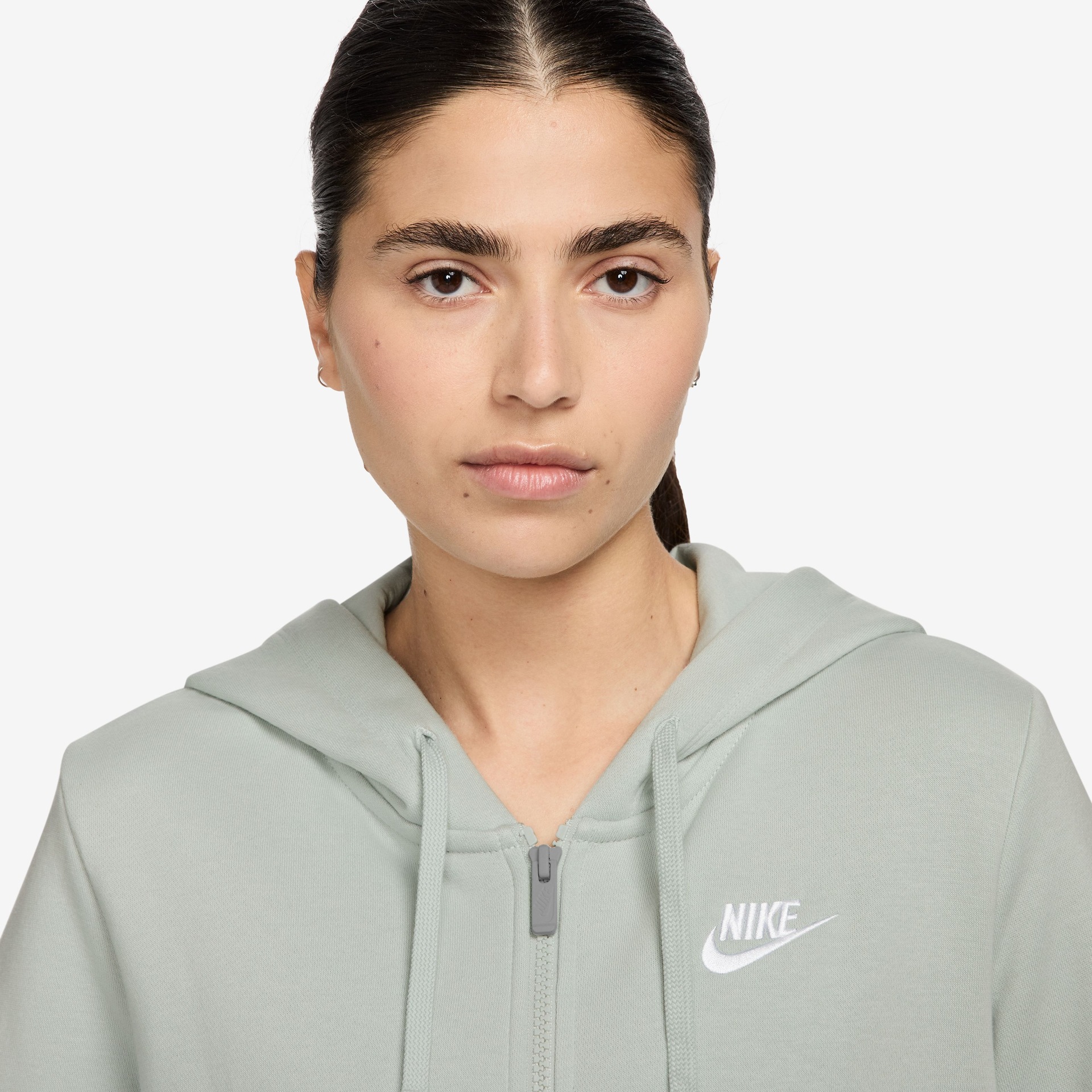 Jaqueta Nike Sportswear Club Fleece Feminina - Foto 3