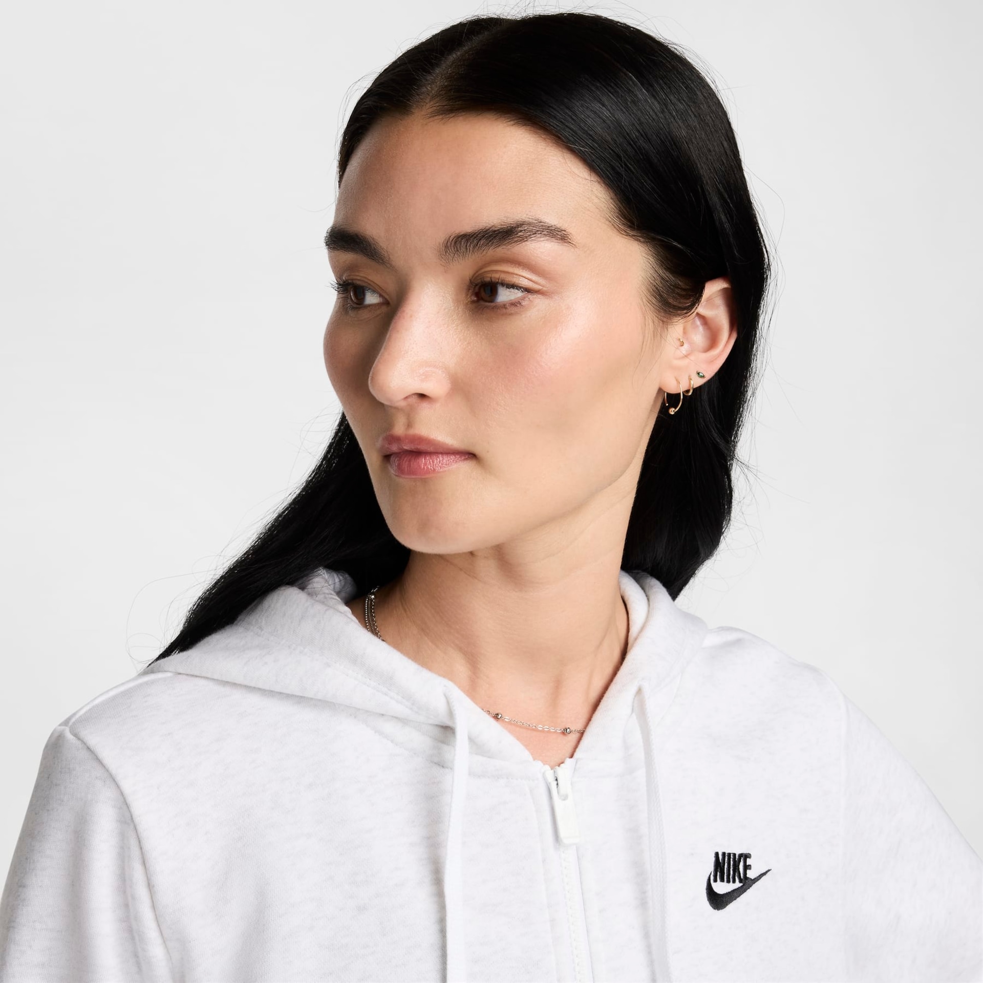 Jaqueta Nike Sportswear Club Fleece Feminina - Foto 2