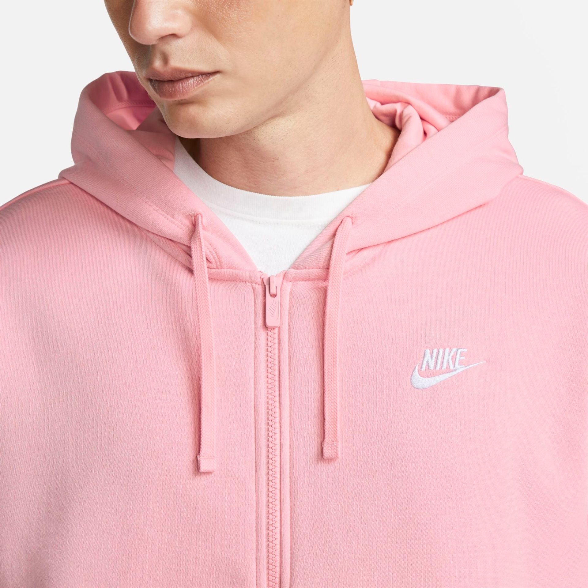 Jaqueta Nike Sportswear Club Fleece Feminina - Foto 4