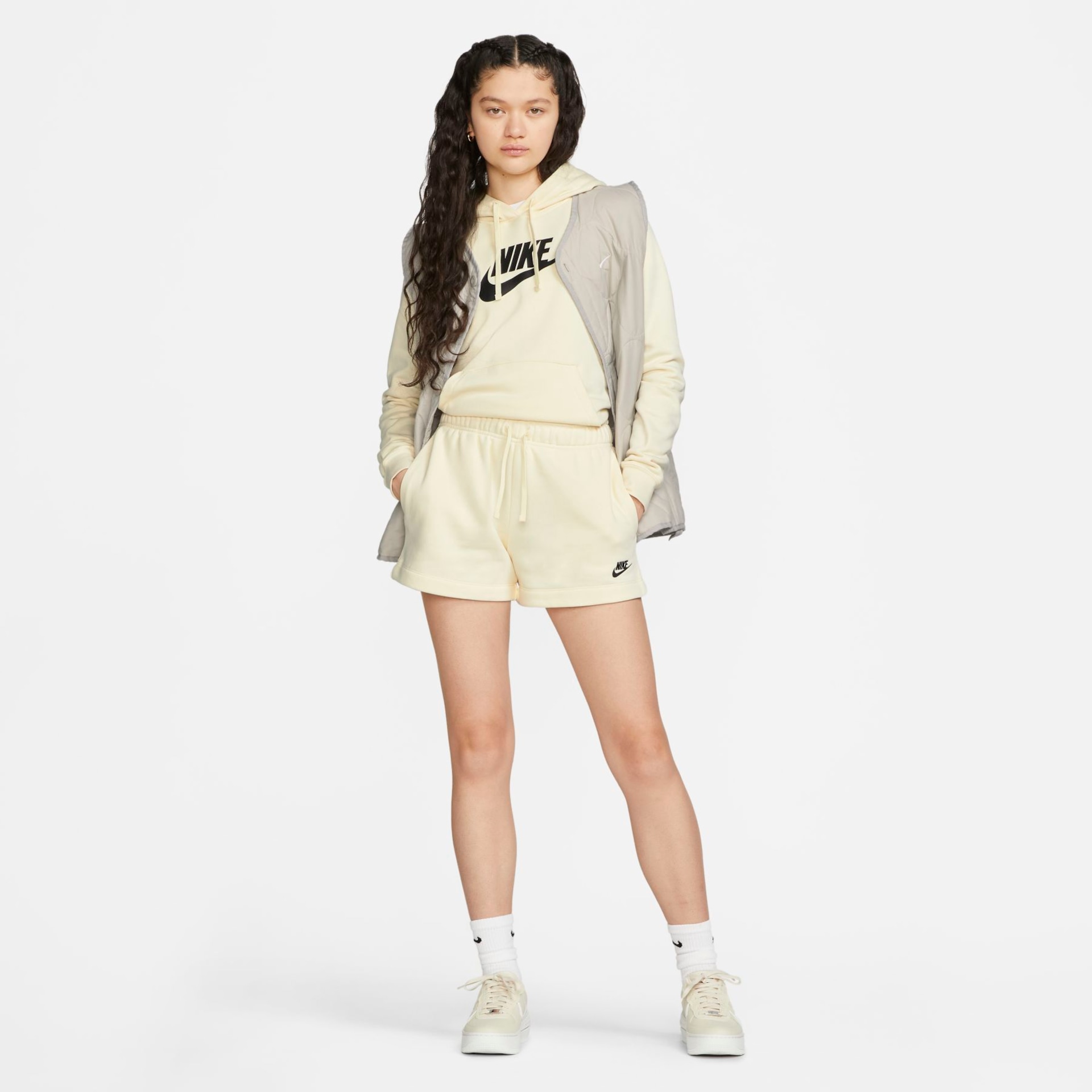 Shorts Nike Sportswear Club Fleece Feminino - Foto 5