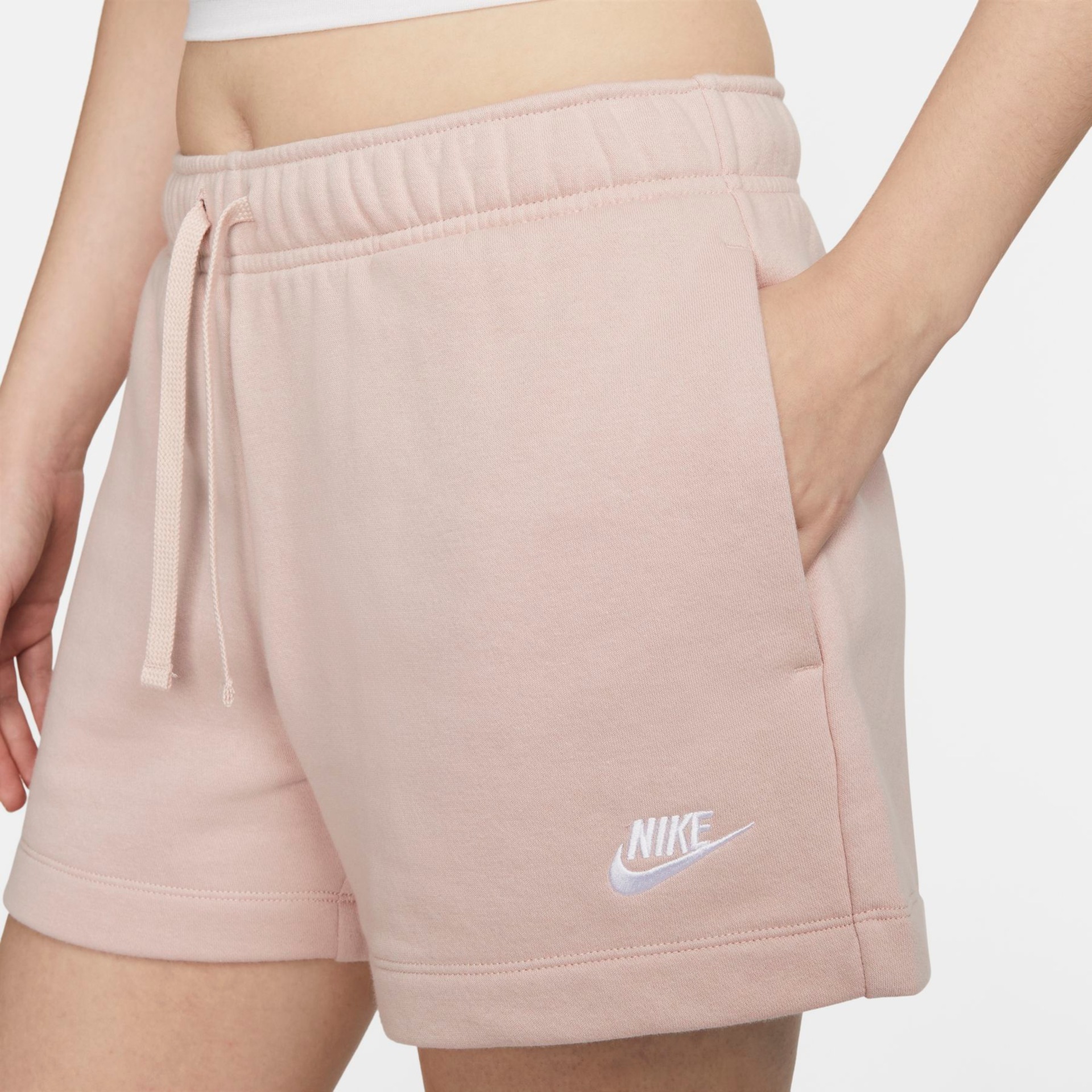 Shorts Nike Sportswear Club Fleece Feminino - Foto 4