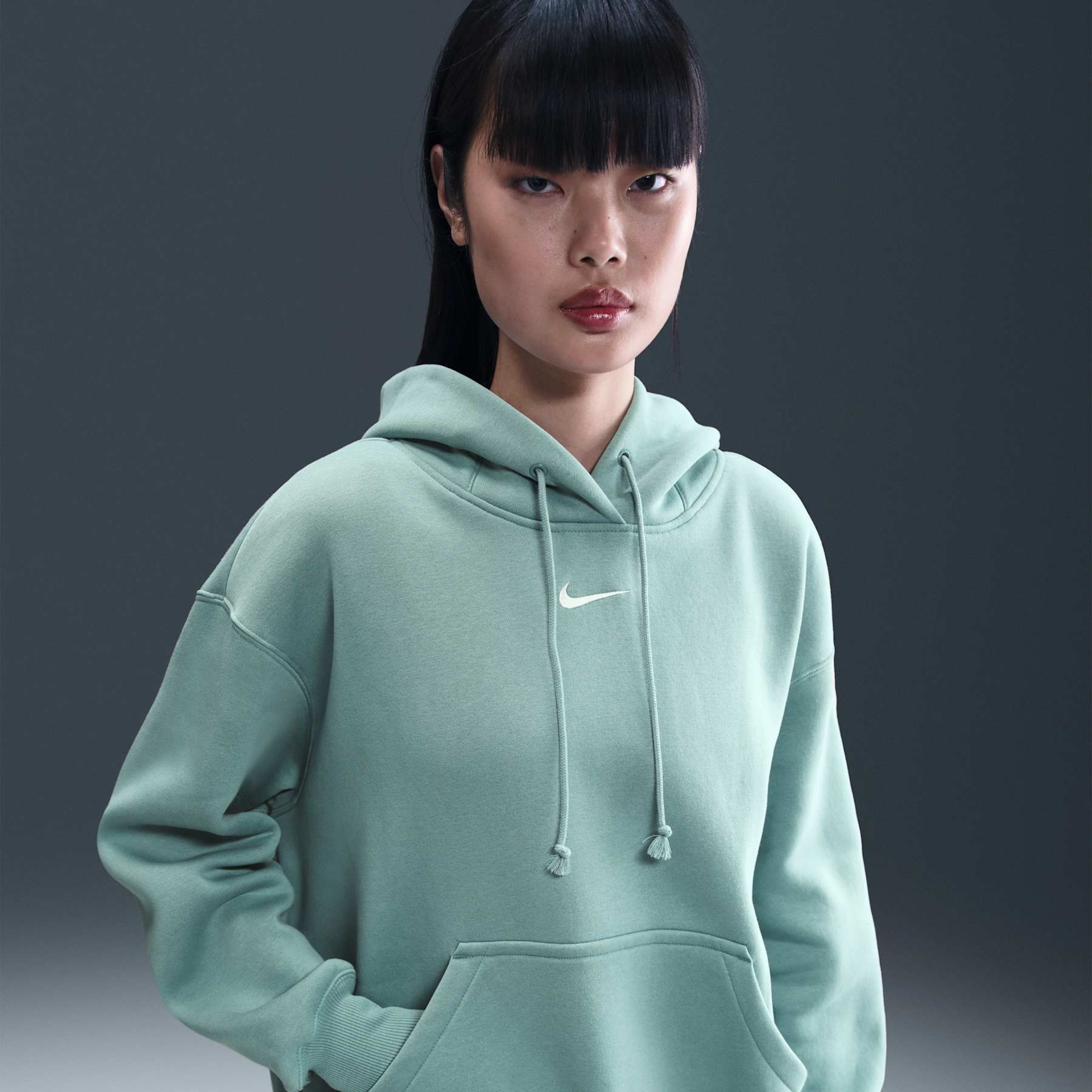 Blusão Nike Sportswear Phoenix Fleece Feminino - Foto 1