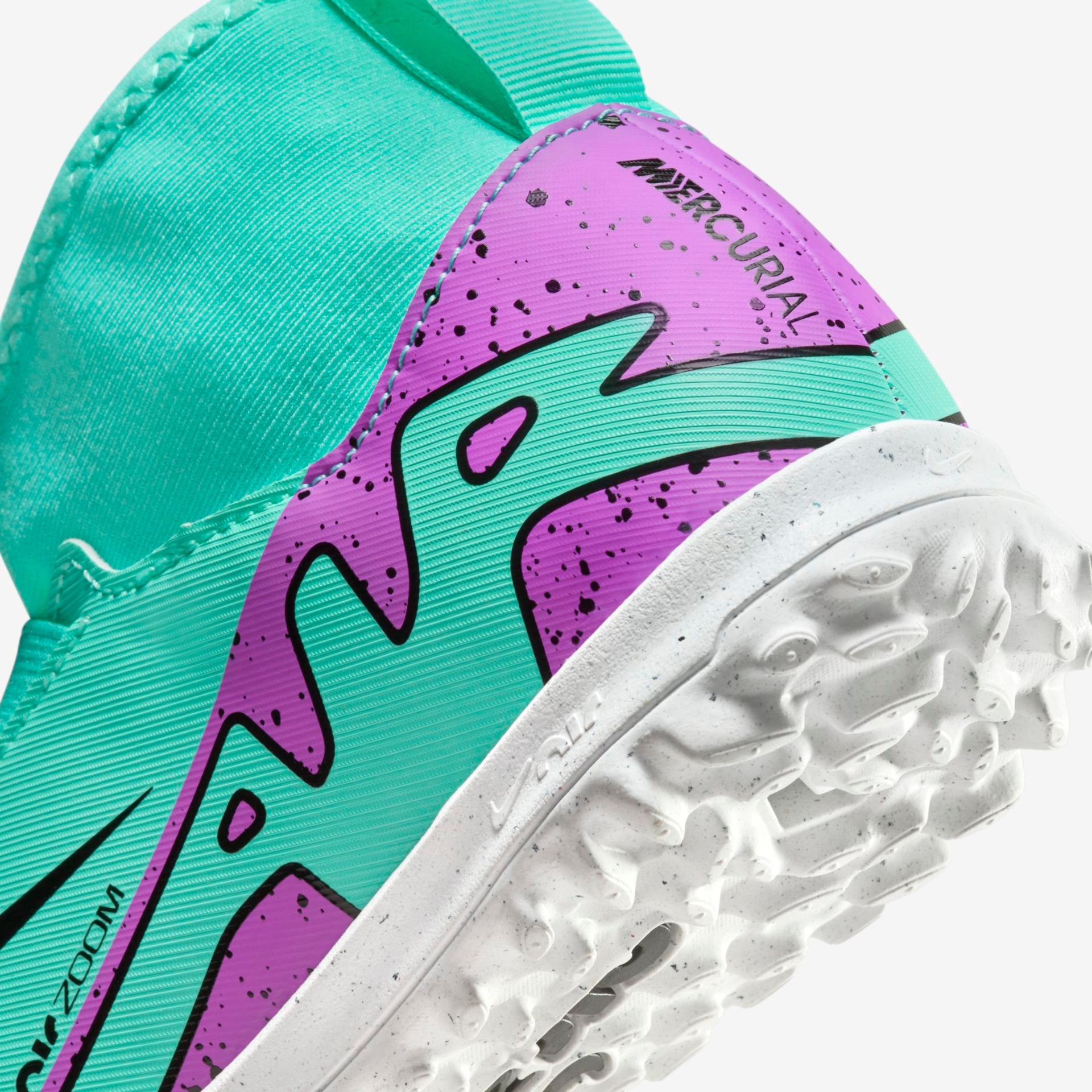 Chuteira Nike Mercurial Superfly 9 Academy Infantil Society - Foto 8