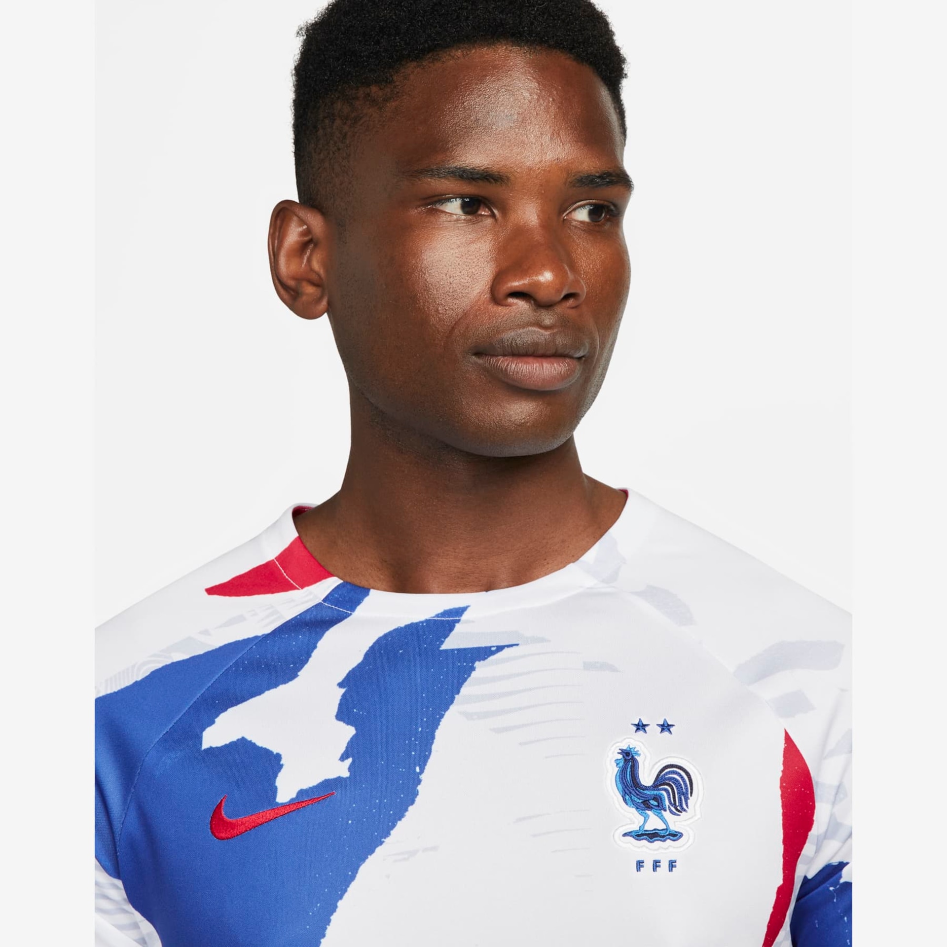 Camiseta Nike França Pré-Jogo Masculina - Foto 3