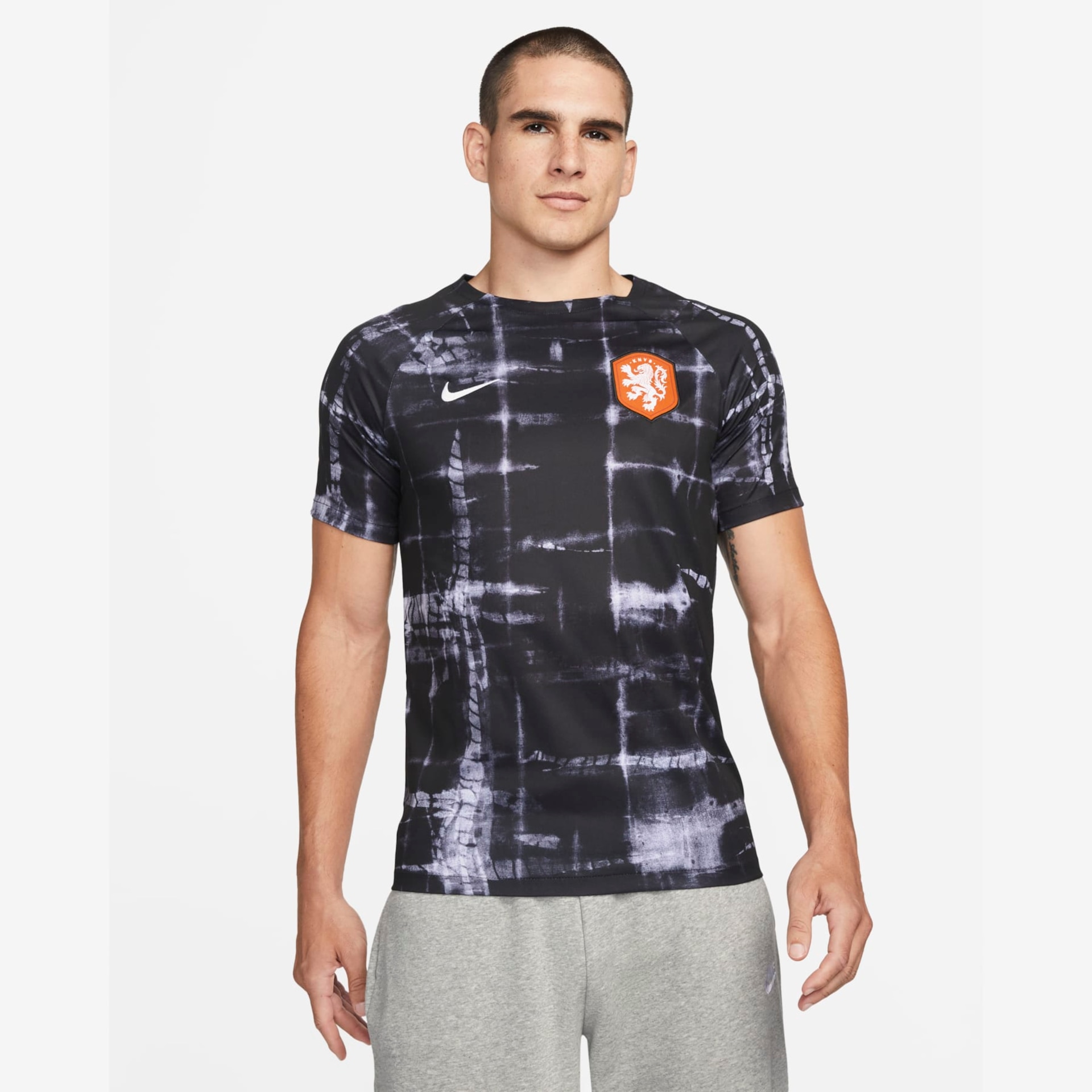 Camiseta Nike Holanda Pré-Jogo Masculina - Foto 1