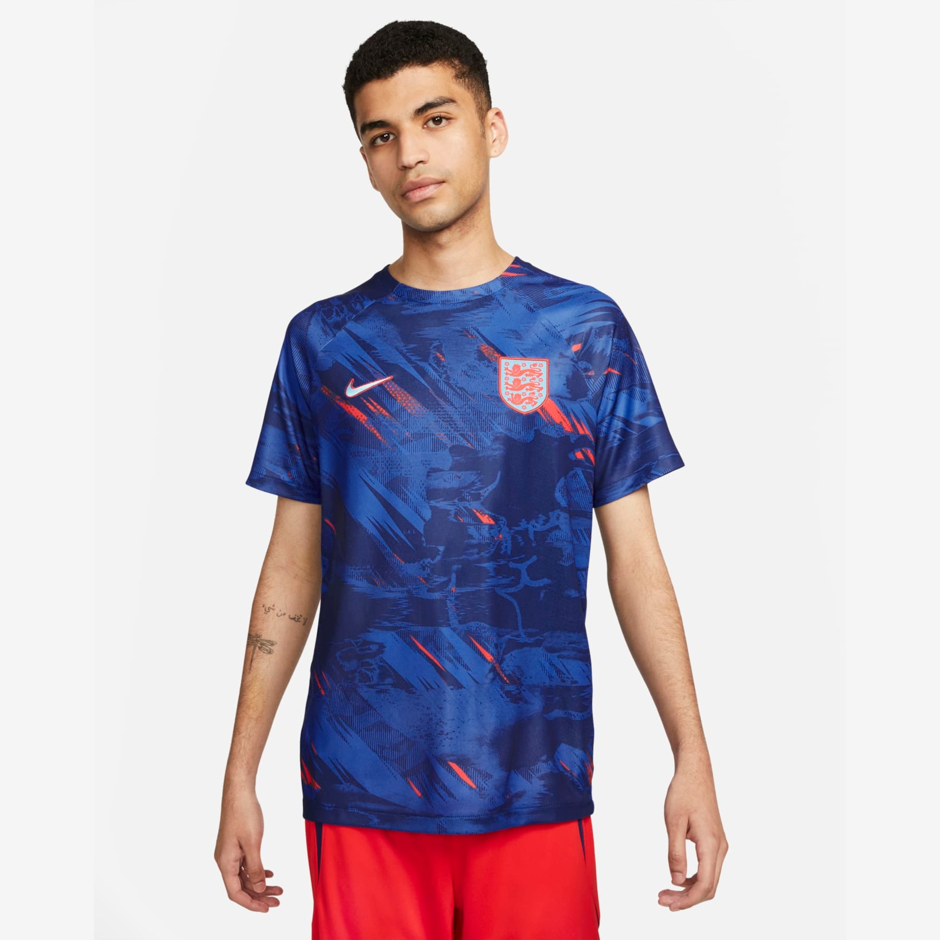 Camiseta Nike Inglaterra Pré-Jogo Masculina - Nike