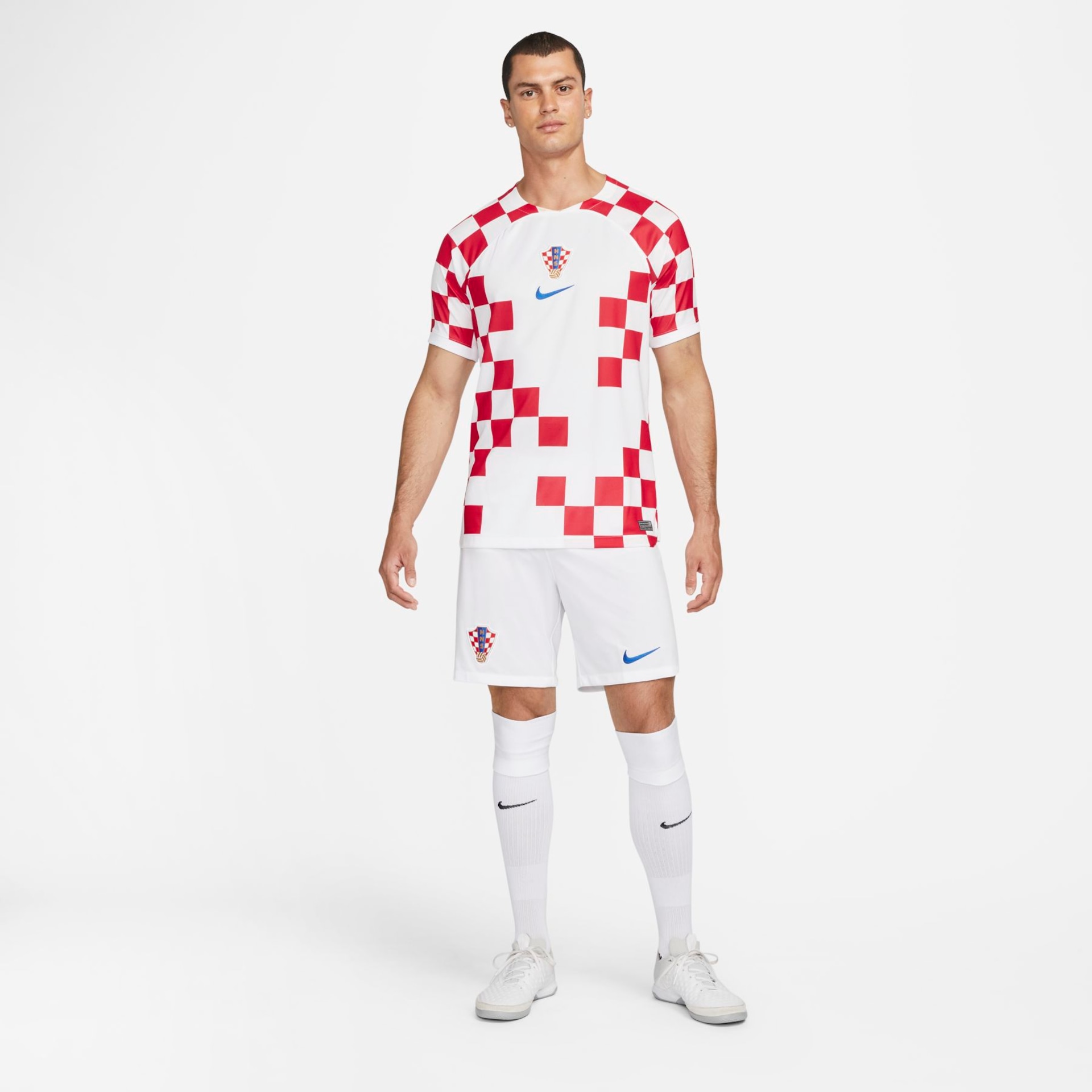Camisa Nike Croácia I 2022/23 Torcedor Pro Masculina - Foto 5