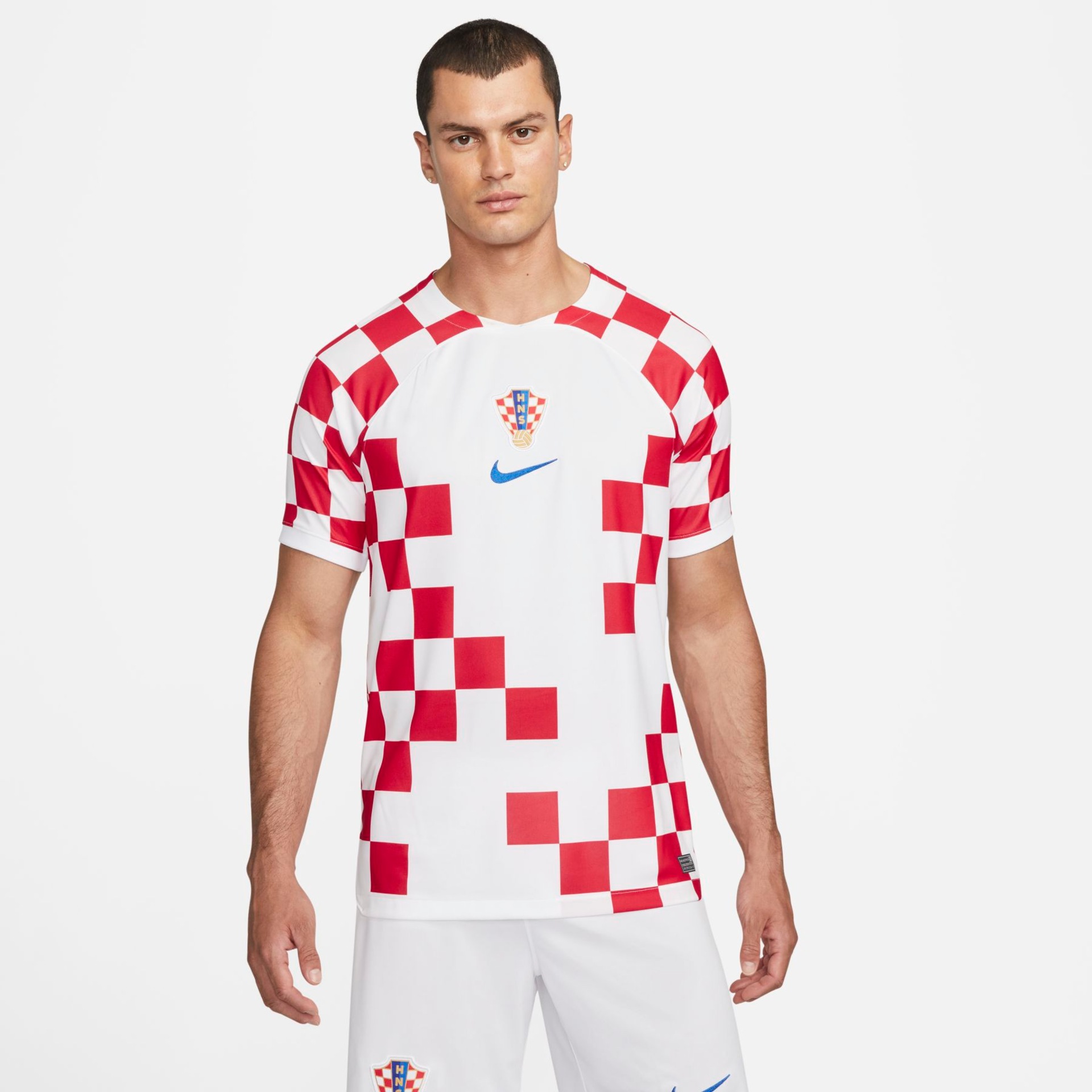 Camisa Nike Croácia I 2022/23 Torcedor Pro Masculina - Foto 1