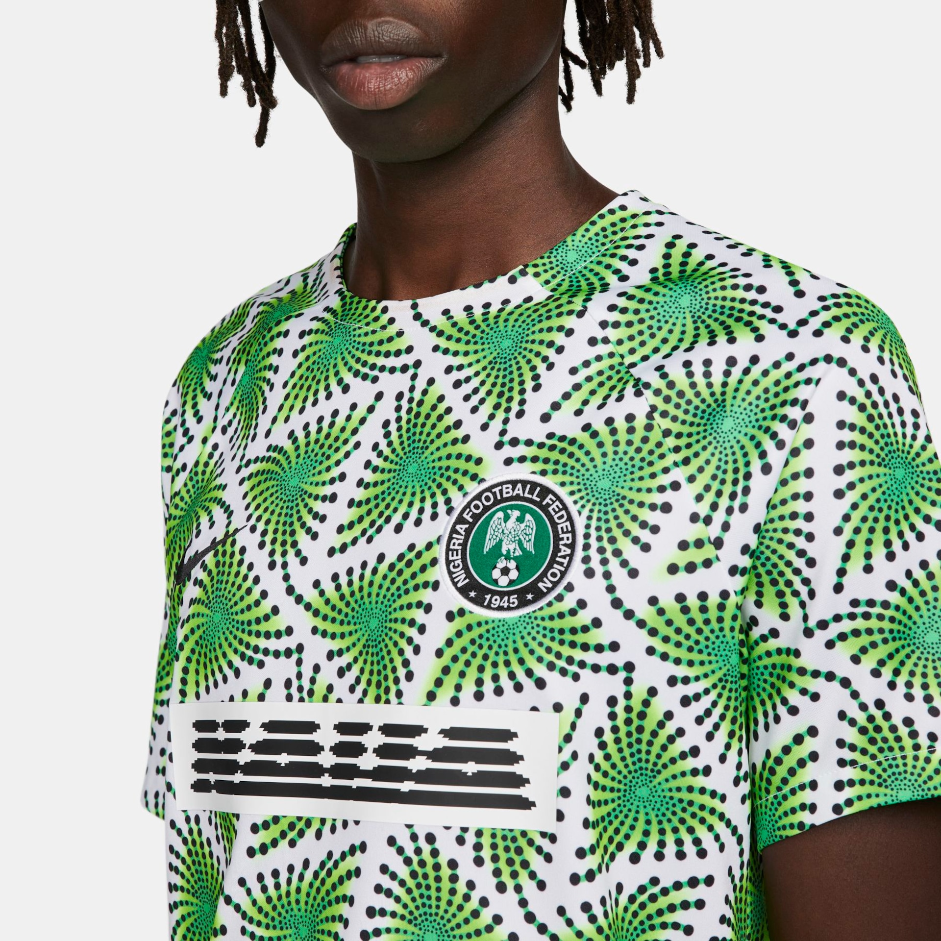 Camiseta Nike Nigéria Pré-Jogo Masculina - Foto 3